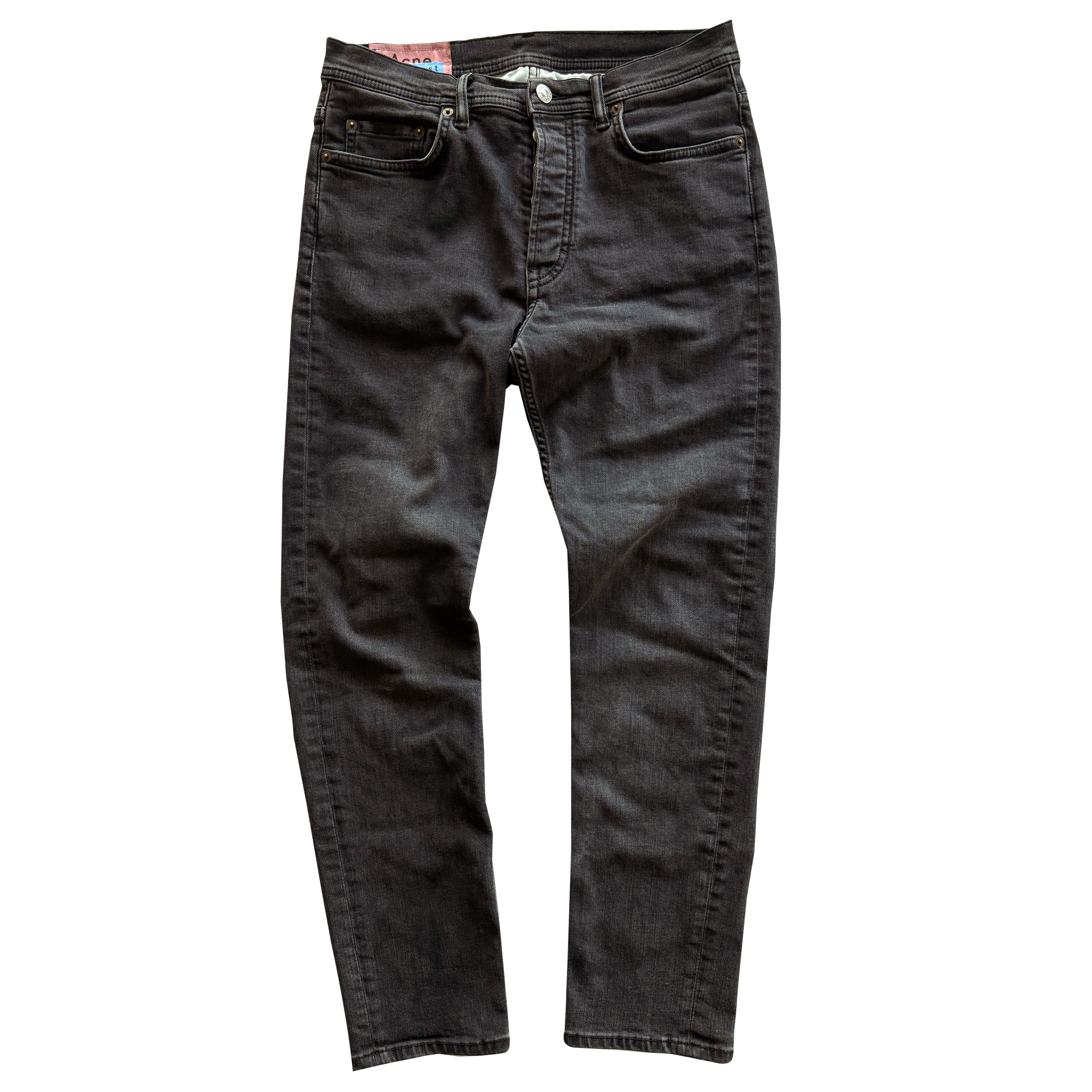 Acne Studios River Used Black Denim Jeans
