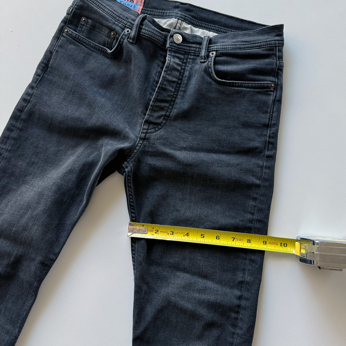 Acne Studios River Used Black Denim Jeans