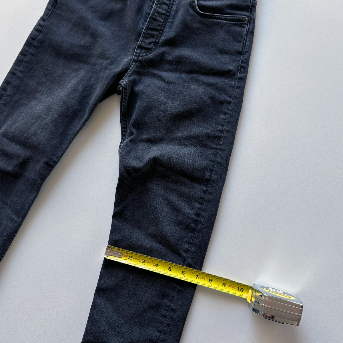 Acne Studios River Used Black Denim Jeans