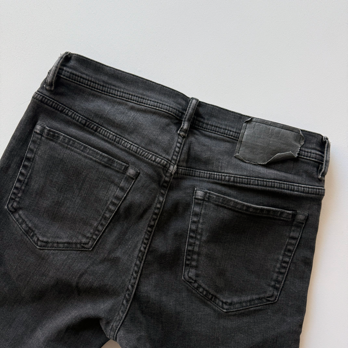 Acne Studios River Used Black Denim Jeans