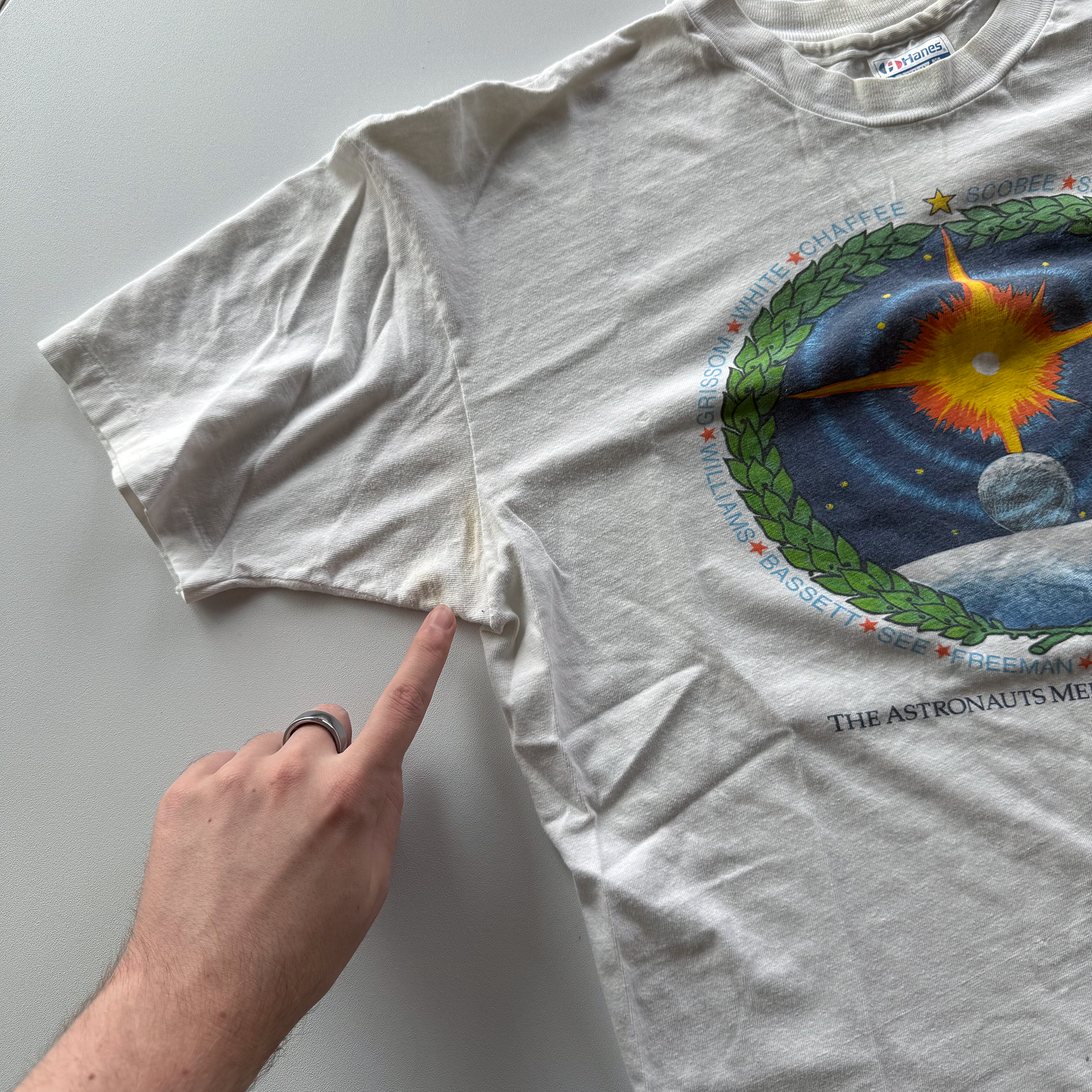 Vintage 1987 Astronauts Memorial Foundation Tee