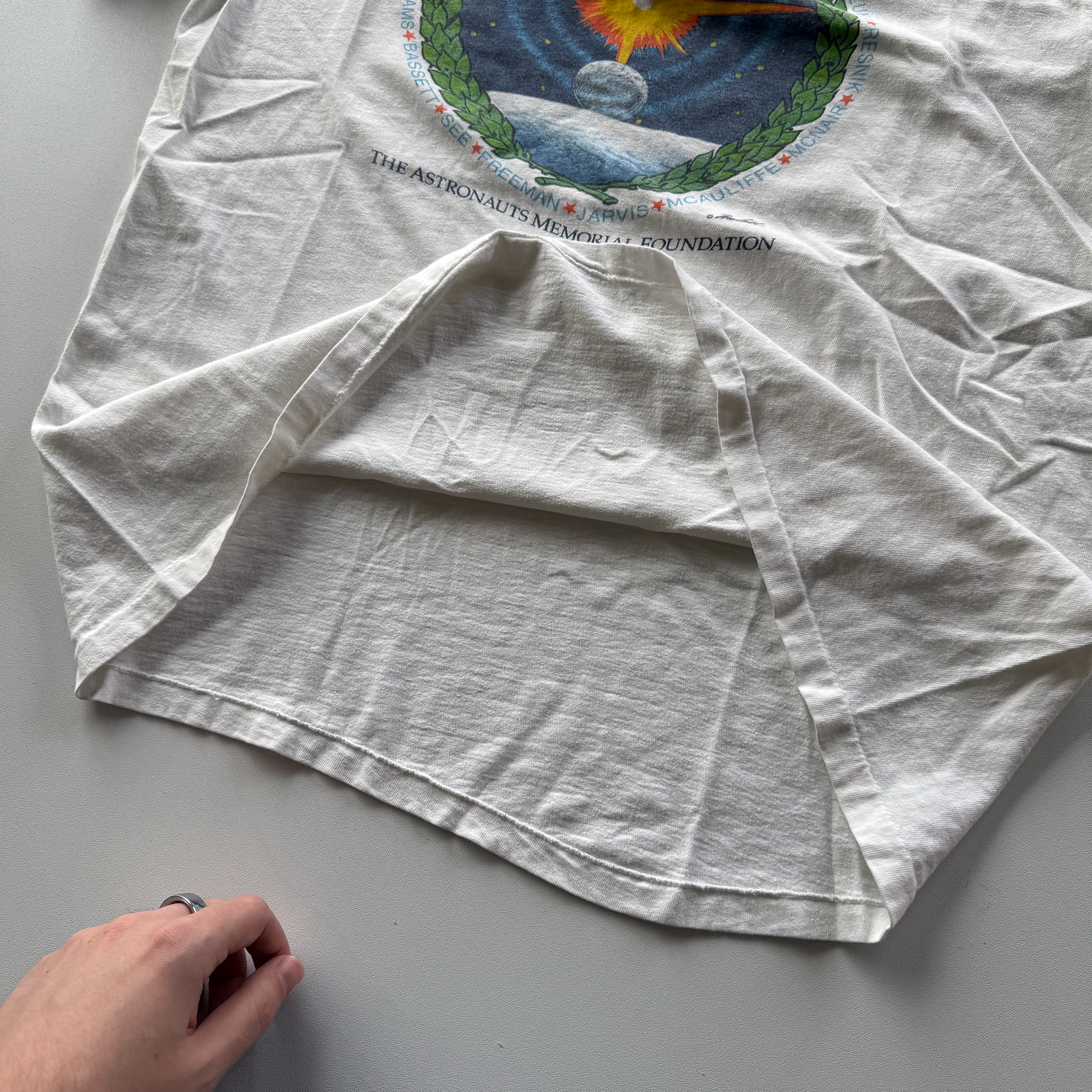 Vintage 1987 Astronauts Memorial Foundation Tee