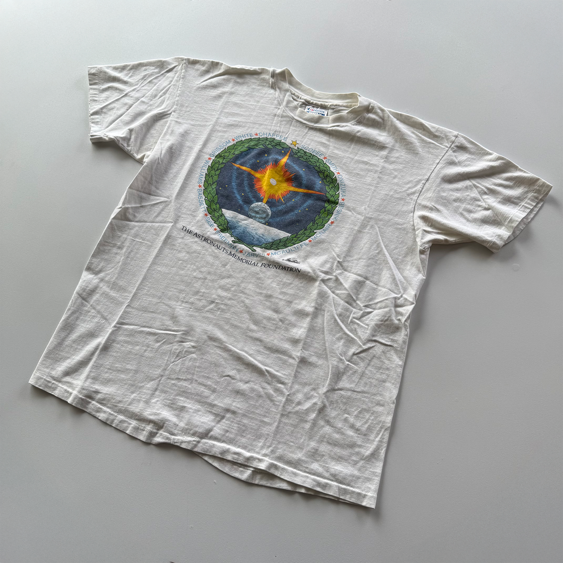 Vintage 1987 Astronauts Memorial Foundation Tee