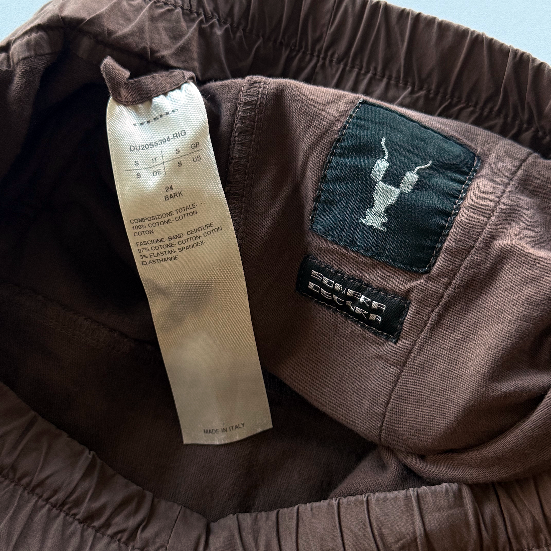 Rick Owens DRKSHDW | SS20 TECUATL | Bark Pod Shorts