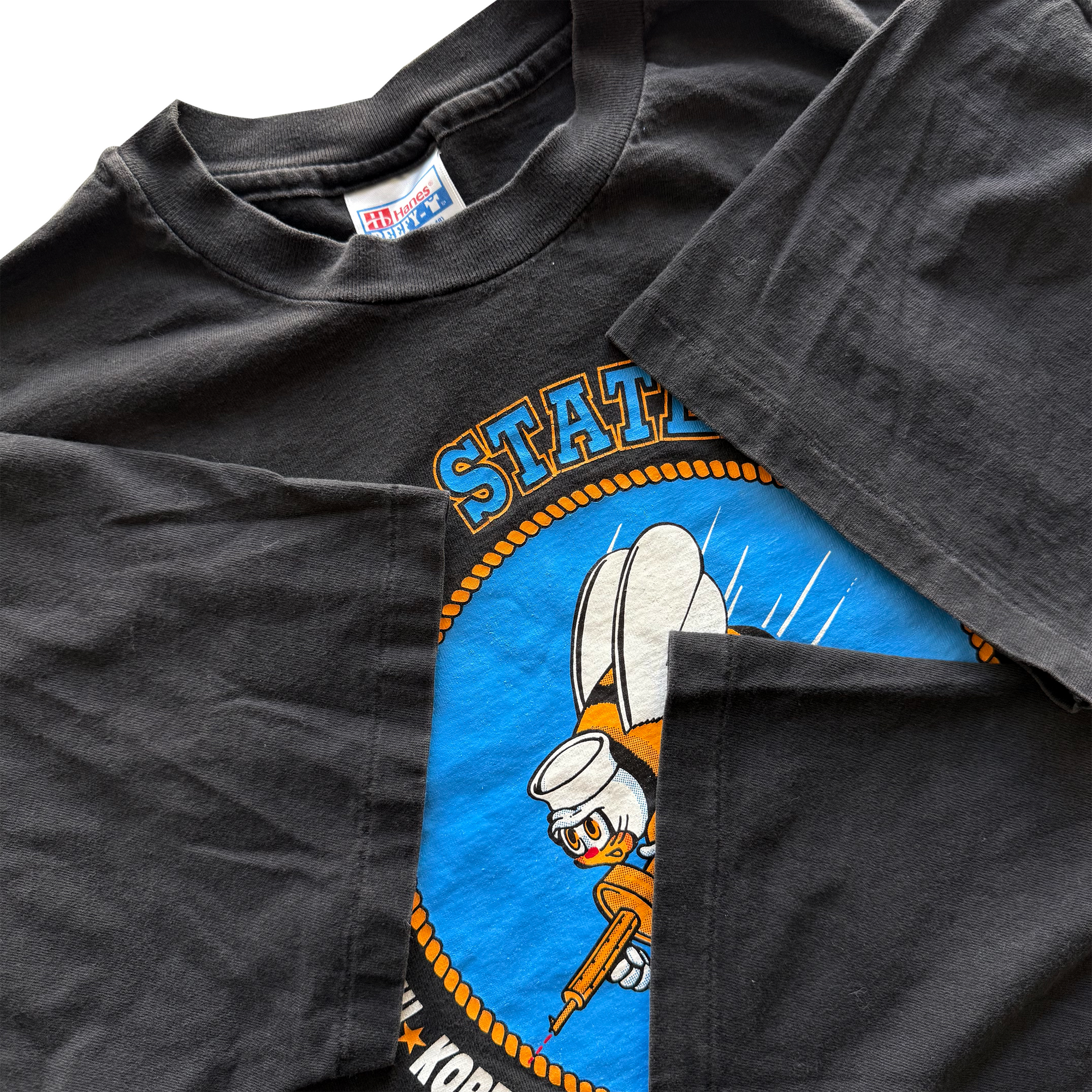 Vintage 1992 USA Navy Seabees Military Tee