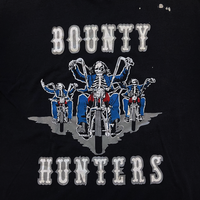 Vintage 1980s Bounty Hunters Motorcycle Club Biker Tee
