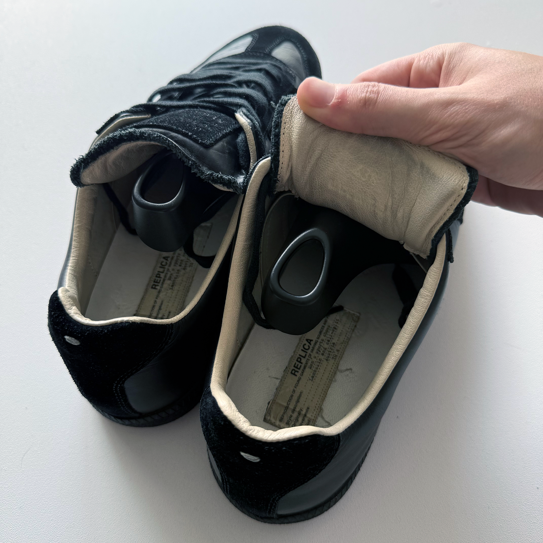 Maison Margiela Triple Black GATs (EU 43.5)