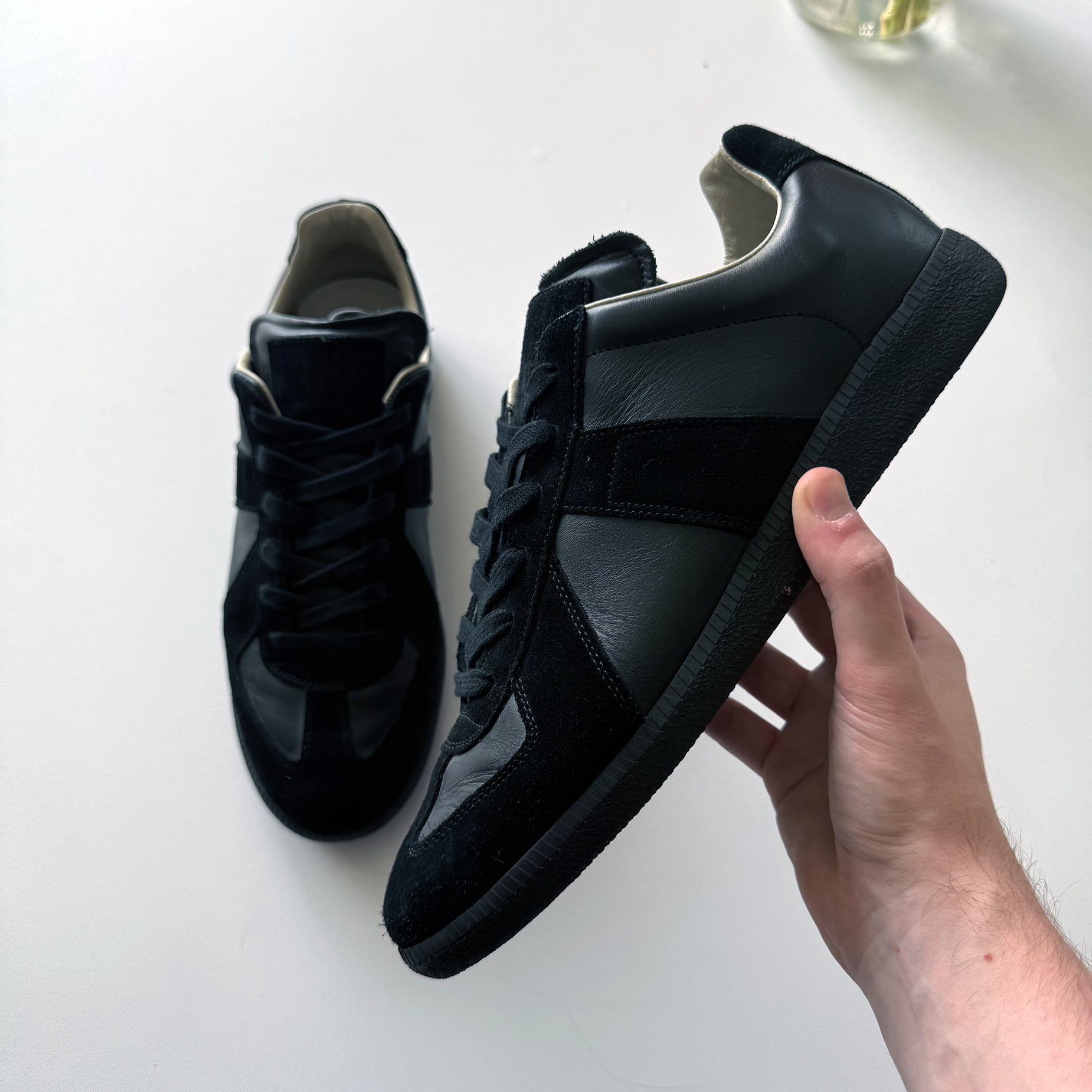 Maison Margiela Triple Black GATs (EU 43.5)
