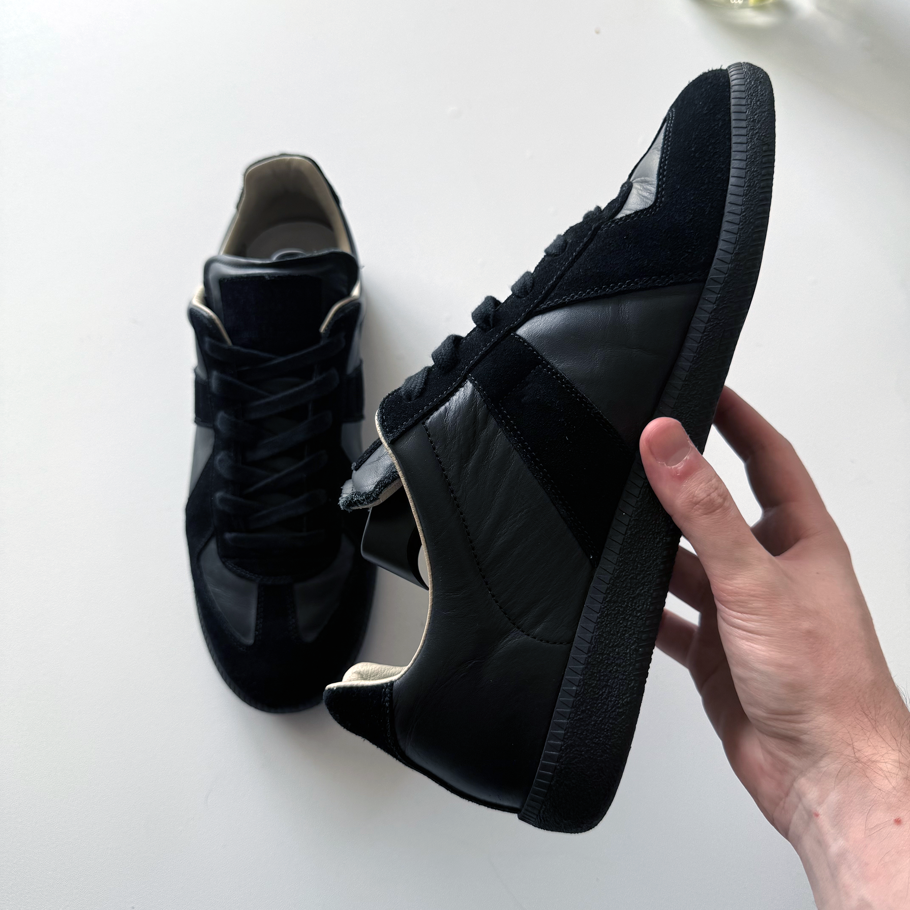 Maison Margiela Triple Black GATs (EU 43.5)