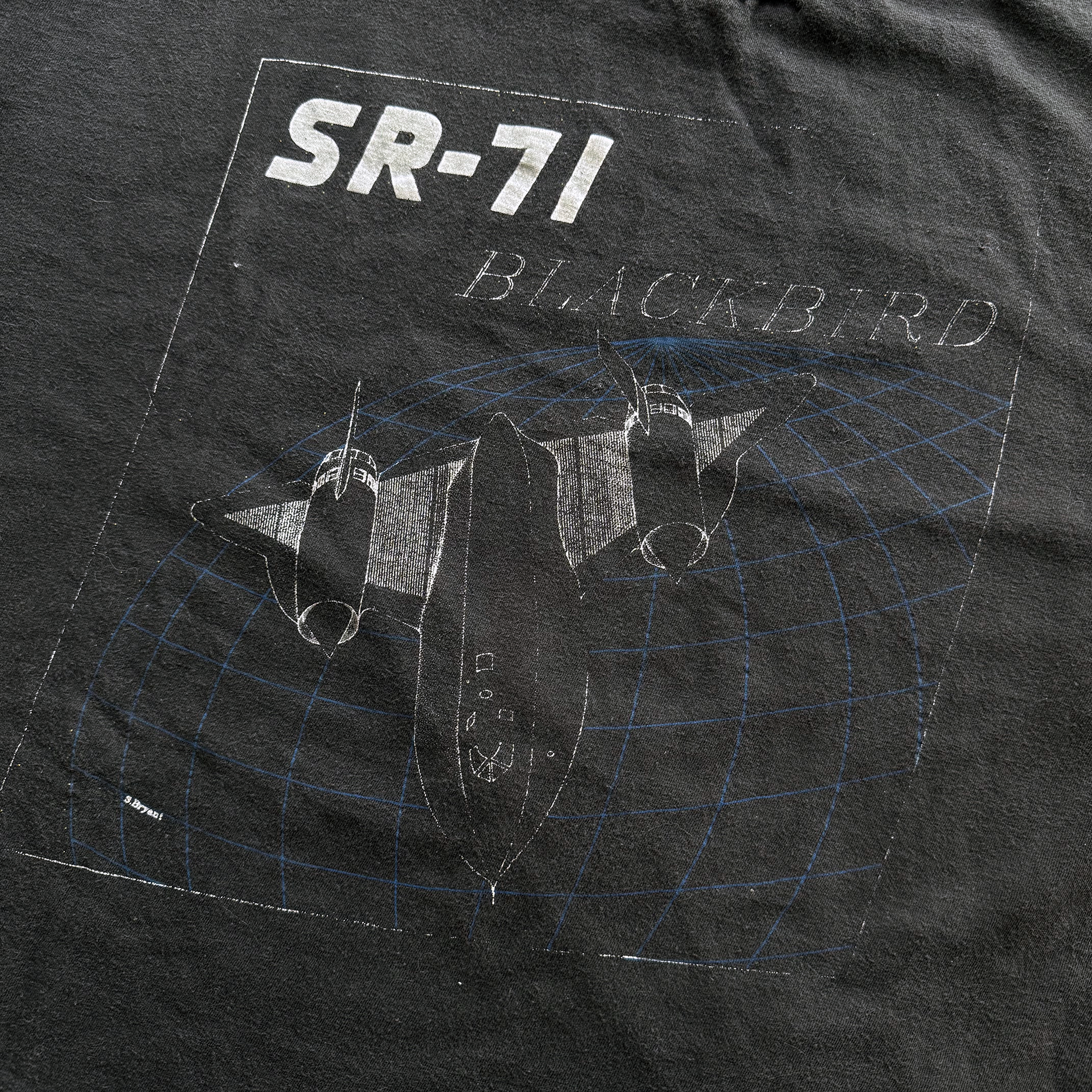 Vintage 1990s Vintage Lockheed SR-71 Blackbird Tee