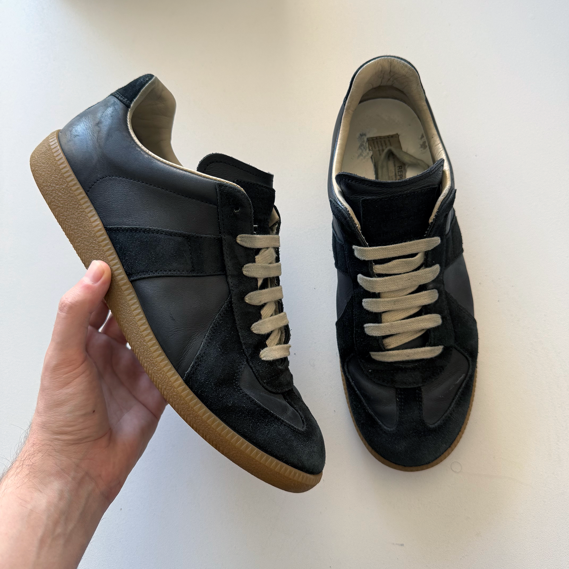 Maison Margiela OG Black GATs (EU 43)