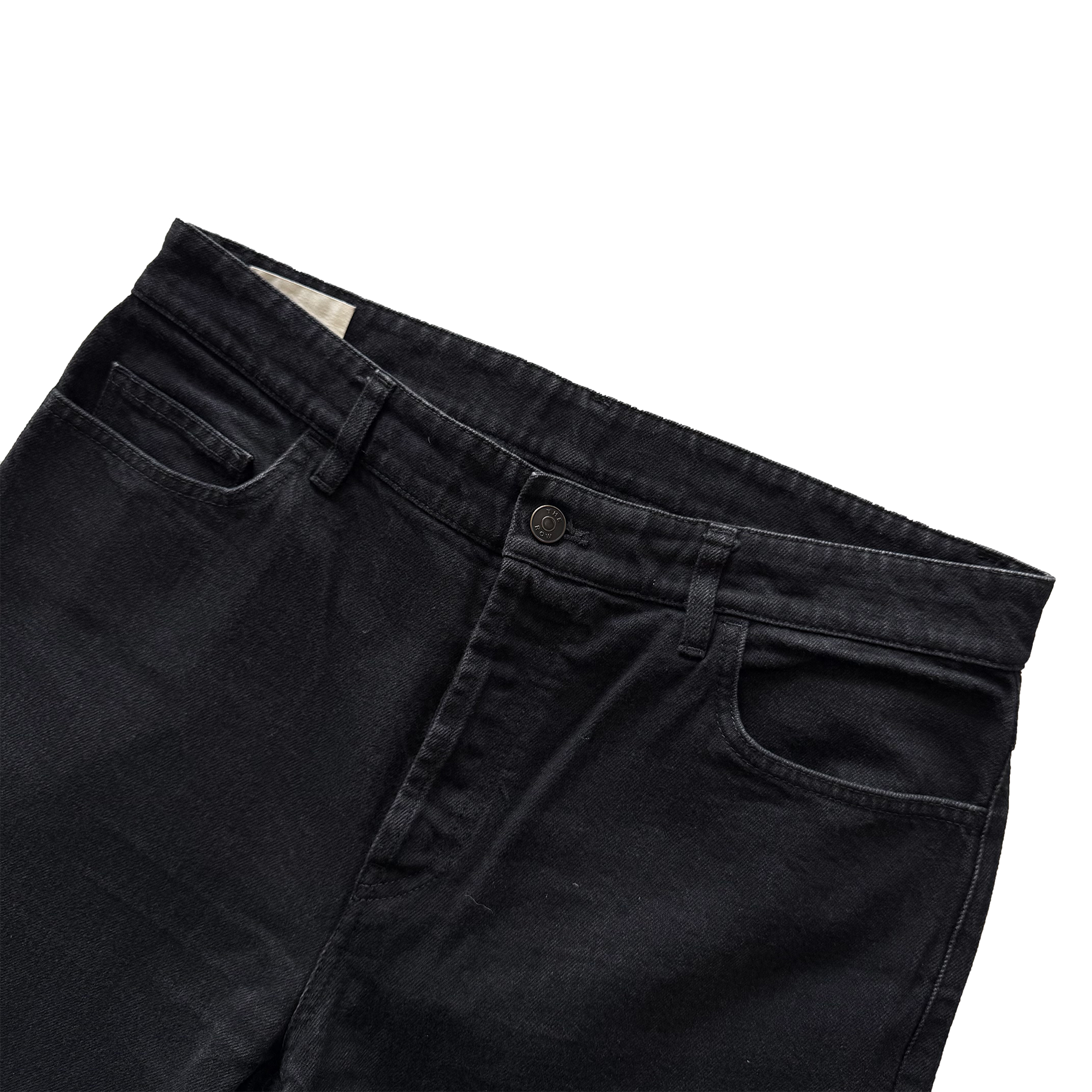 The Row Irwin Black Denim Jeans
