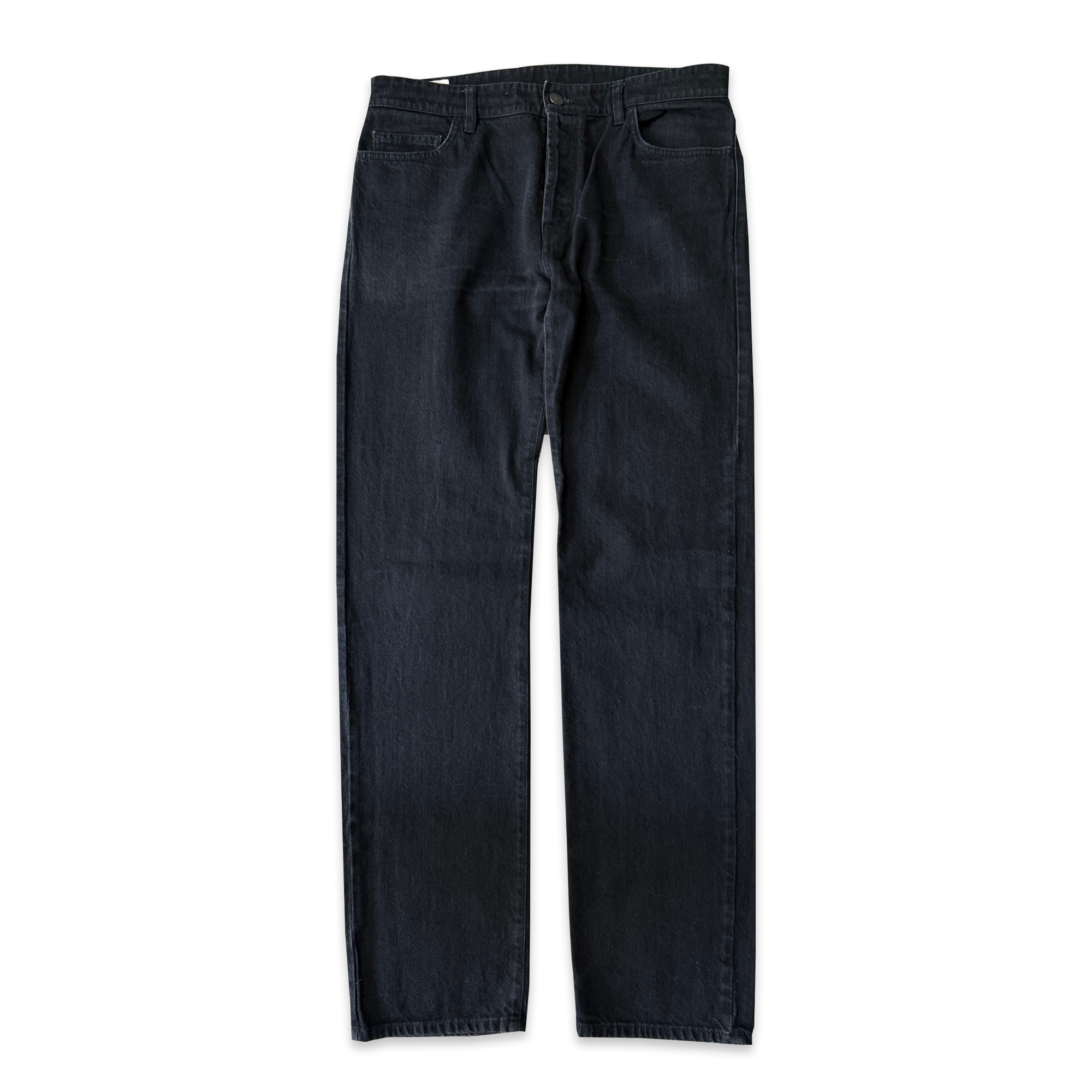 The Row Irwin Black Denim Jeans