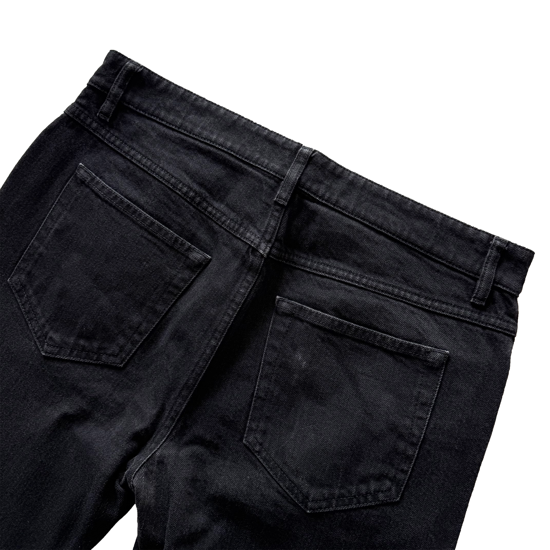 The Row Irwin Black Denim Jeans
