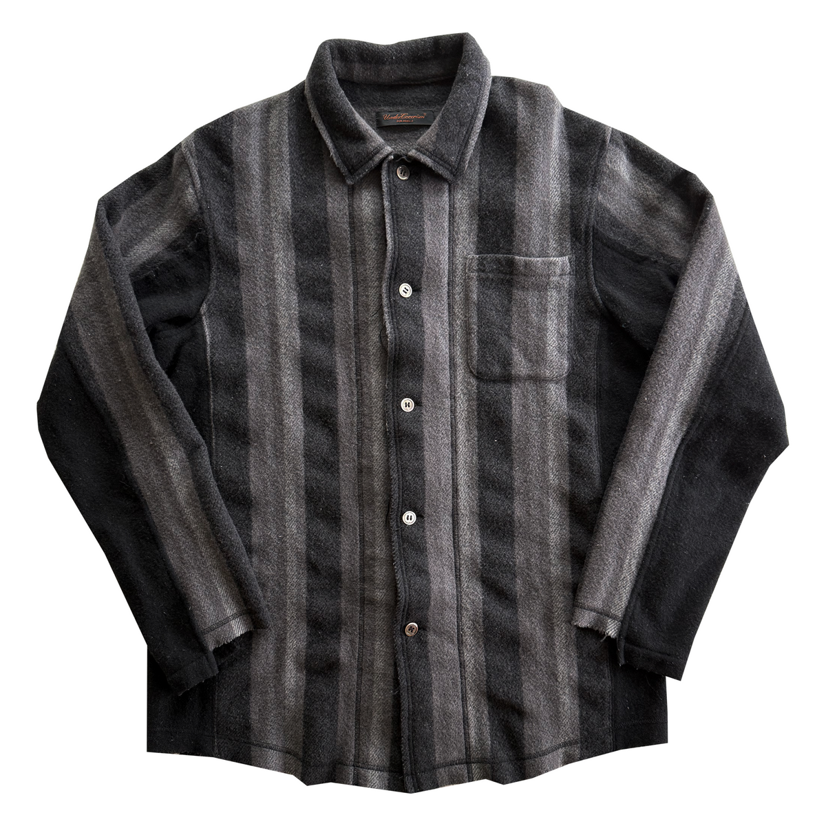 Undercover AW03 Paper Doll Hybrid Reconstructed Wool Overshirt