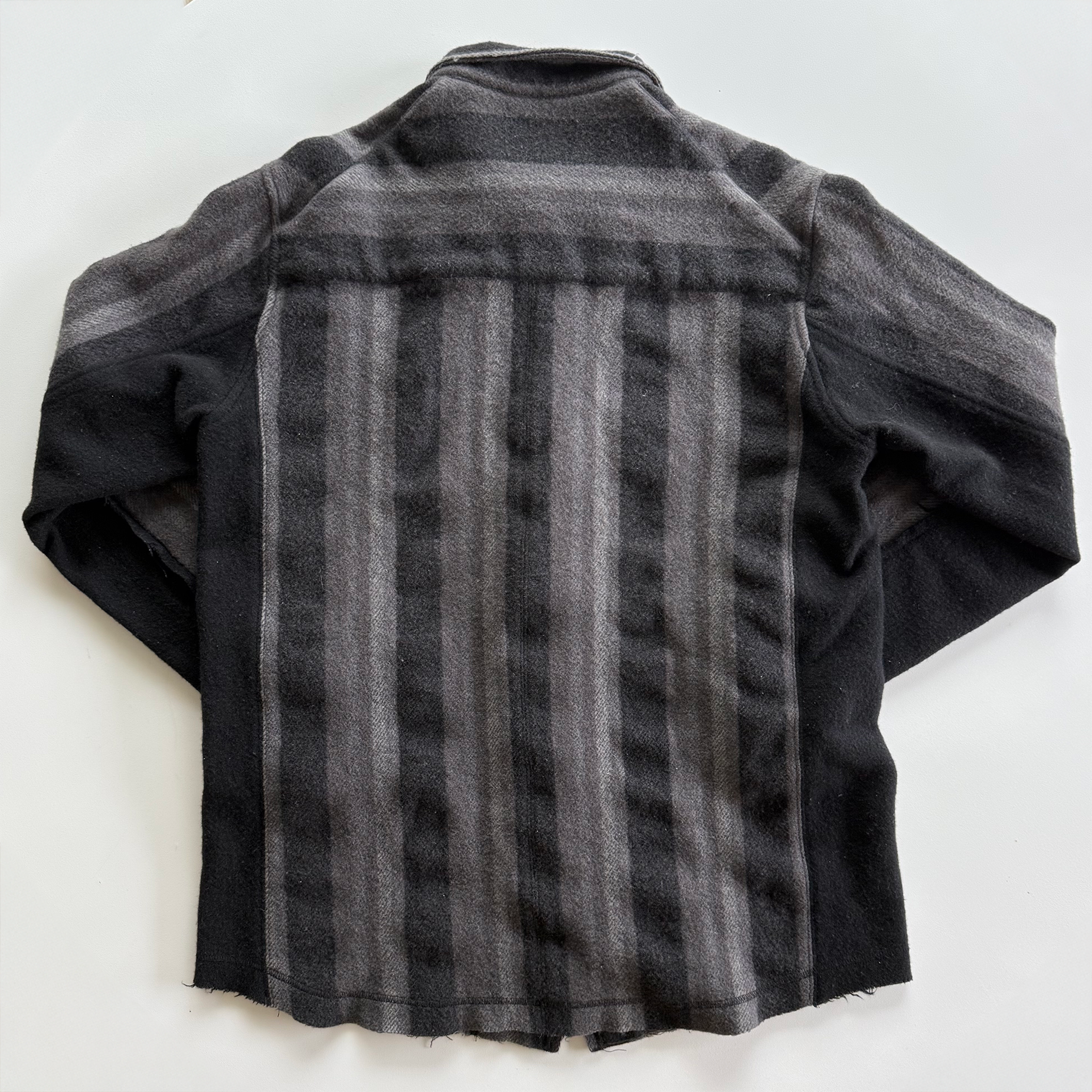 Undercover AW03 Paper Doll Hybrid Reconstructed Wool Overshirt