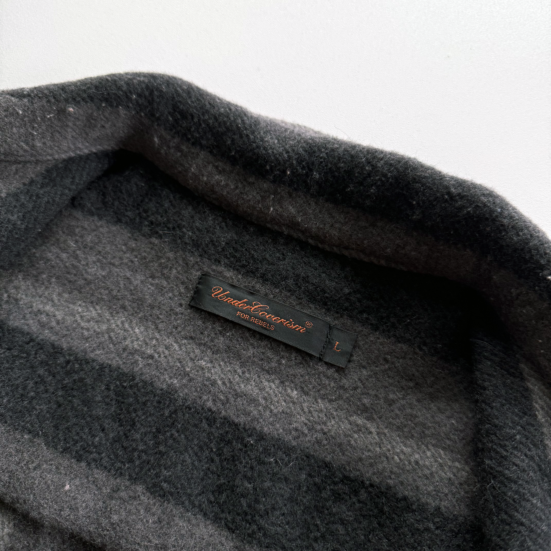 Undercover AW03 Paper Doll Hybrid Reconstructed Wool Overshirt