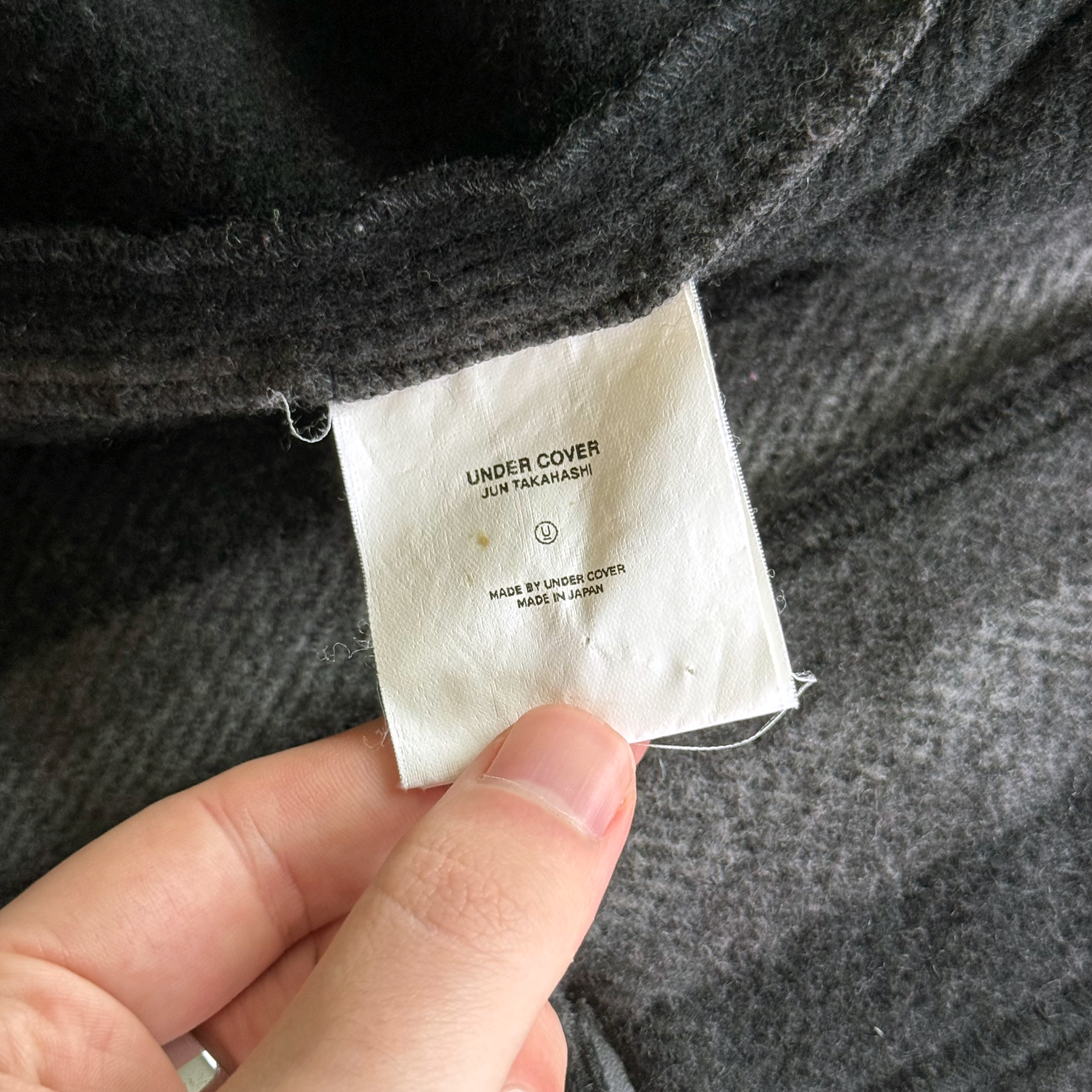 Undercover AW03 Paper Doll Hybrid Reconstructed Wool Overshirt