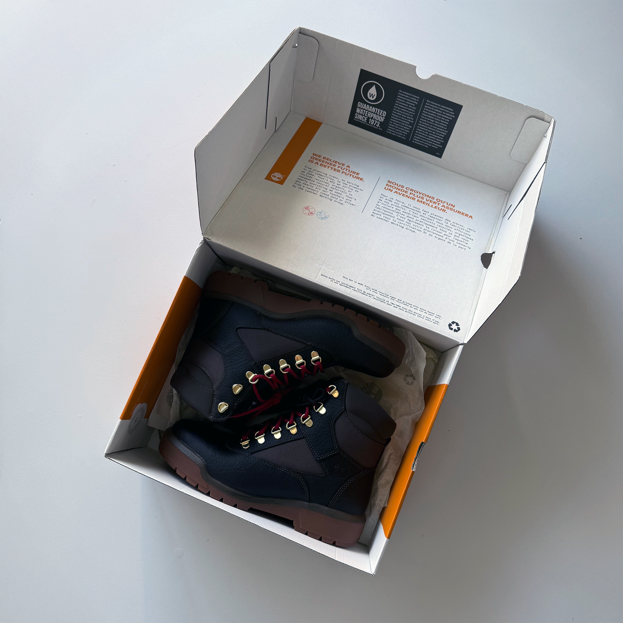 Timberland 6 Inch Field Boot Hazel Highway (Size 8.5)