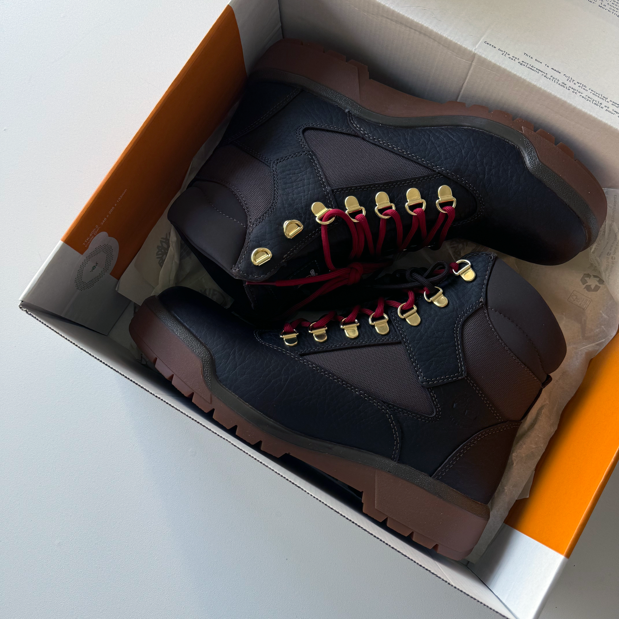 Timberland 6 Inch Field Boot Hazel Highway (Size 8.5)