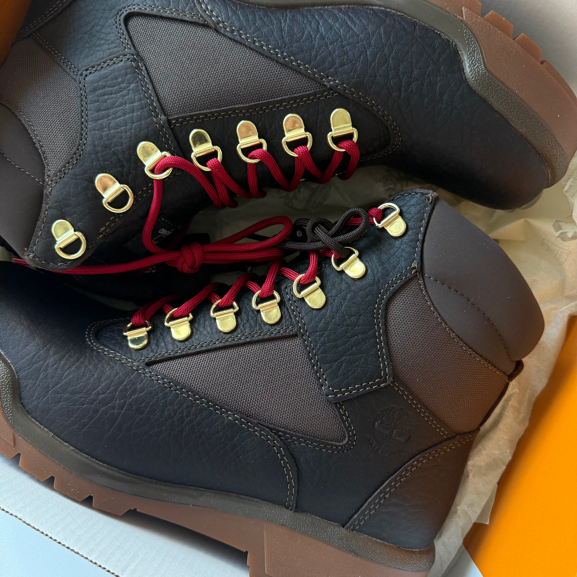 Timberland 6 Inch Field Boot Hazel Highway (Size 8.5)