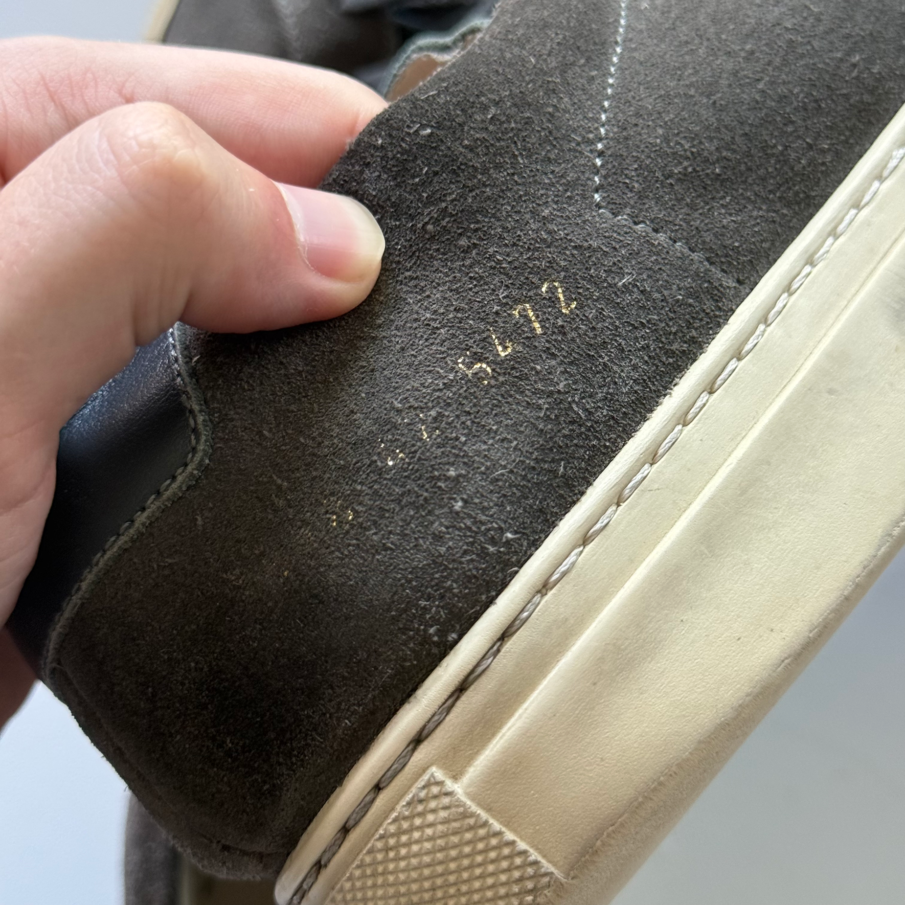 Common Projects Original Achilles Low Suede Sneakers (EU 42)