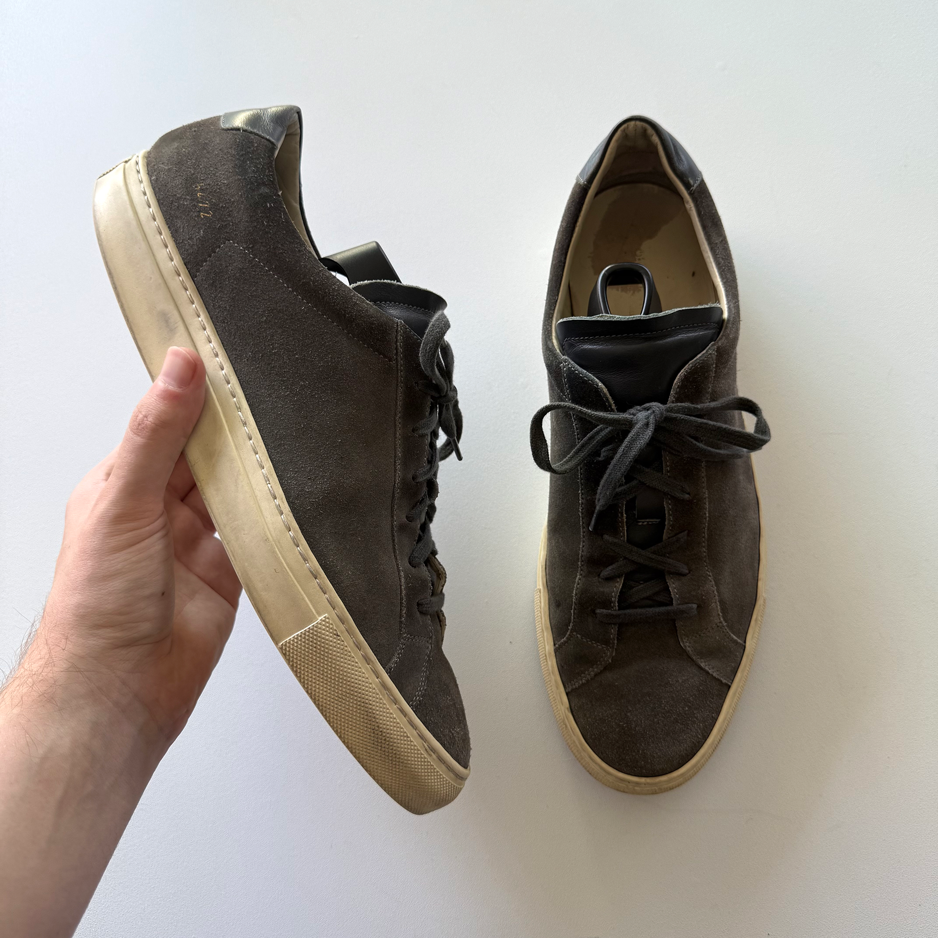 Common Projects Original Achilles Low Suede Sneakers (EU 42)