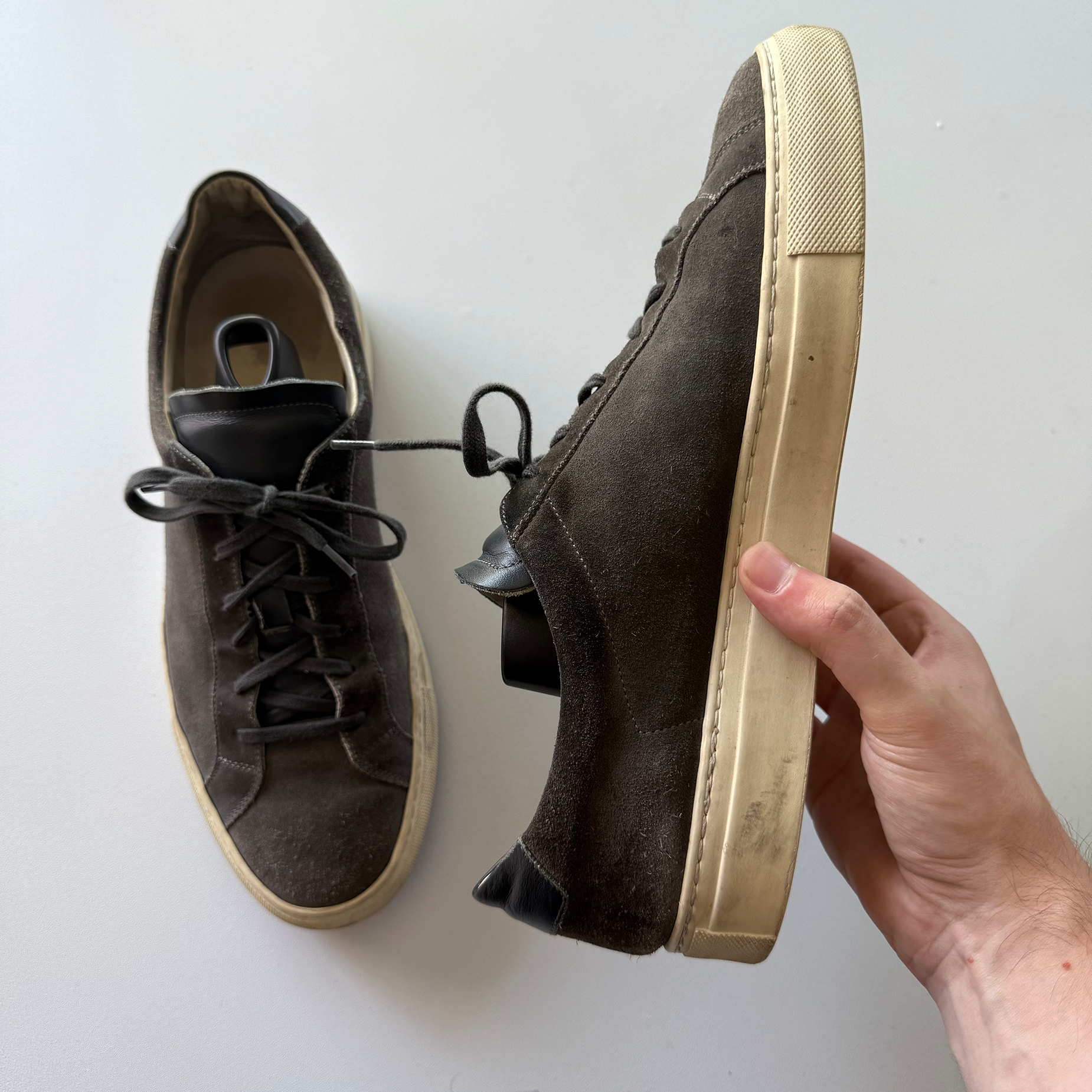 Common Projects Original Achilles Low Suede Sneakers (EU 42)
