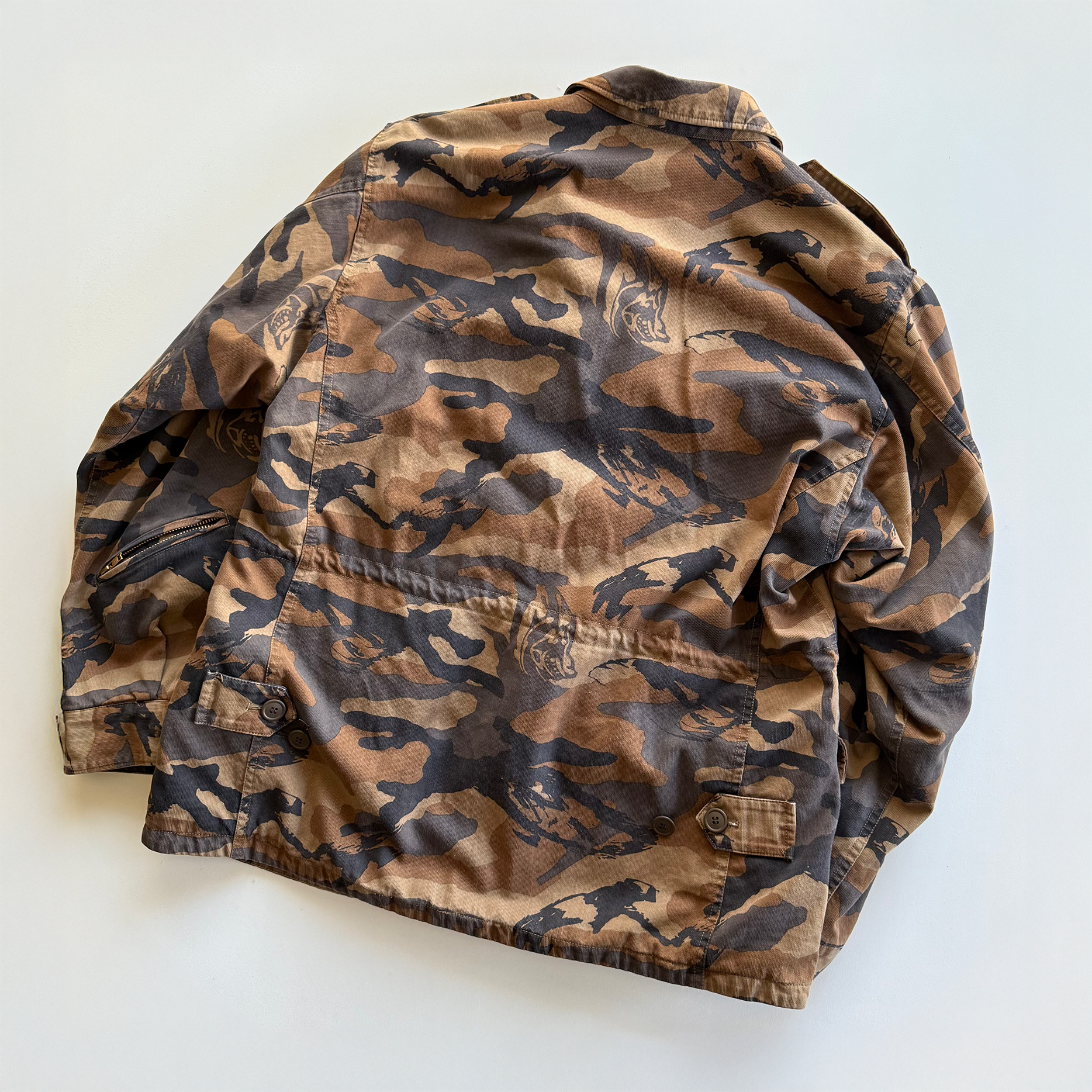 Undercover AW03 Paper Doll Bush Laden Camo Tactical Field Jacket