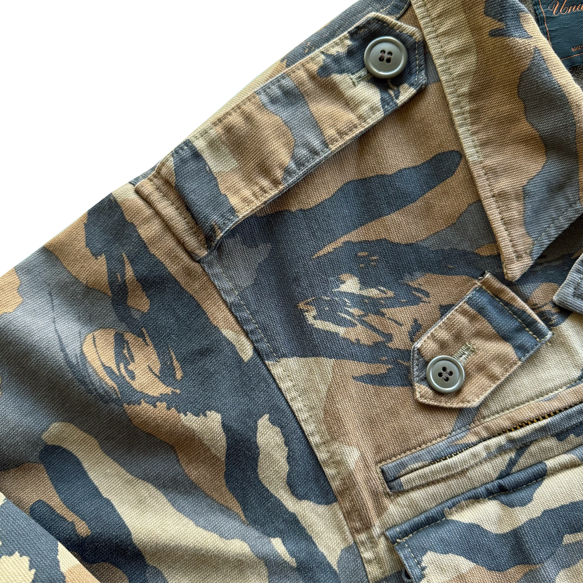 Undercover AW03 Paper Doll Bush Laden Camo Tactical Field Jacket