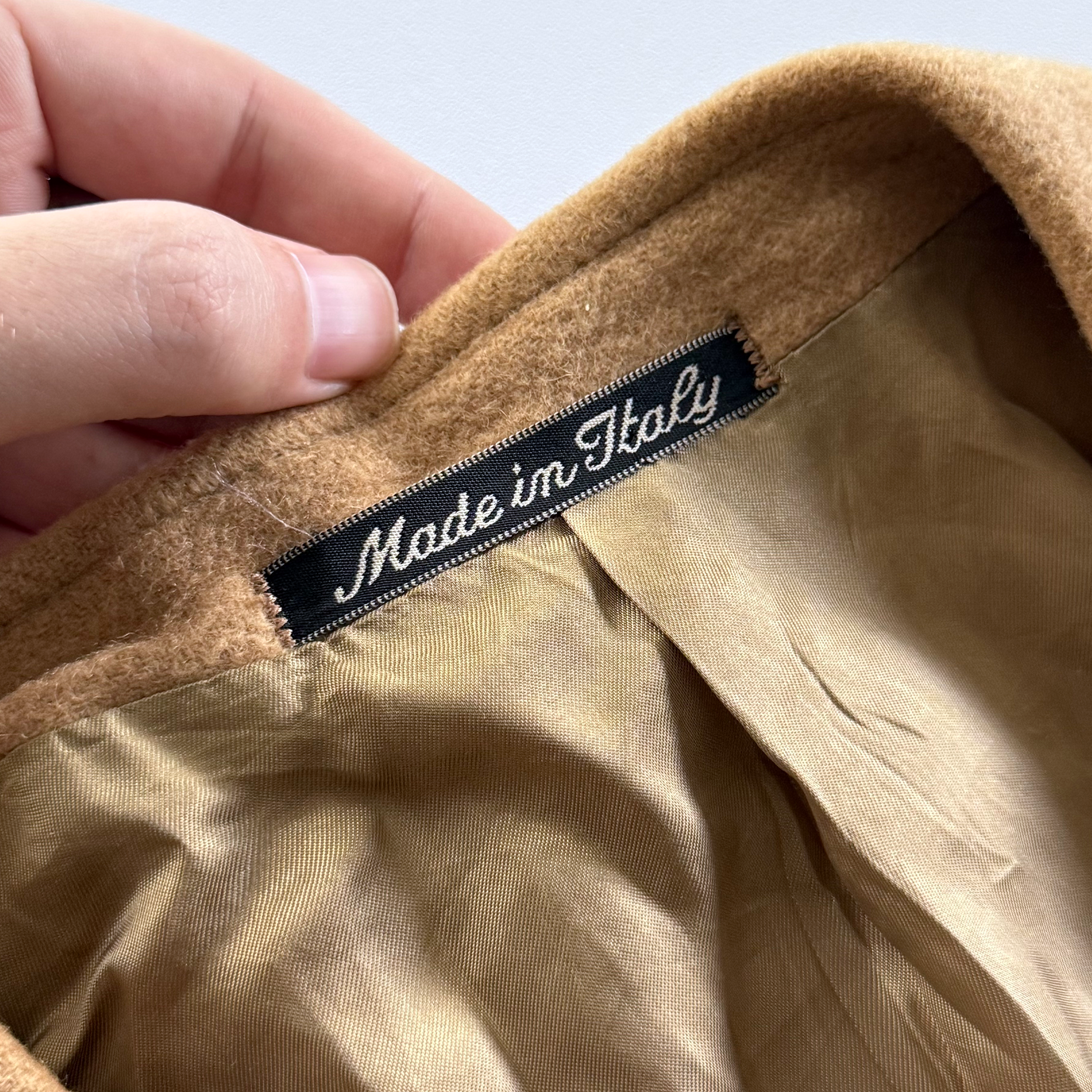 Vintage Giorgio Armani Camel Hair Blazer