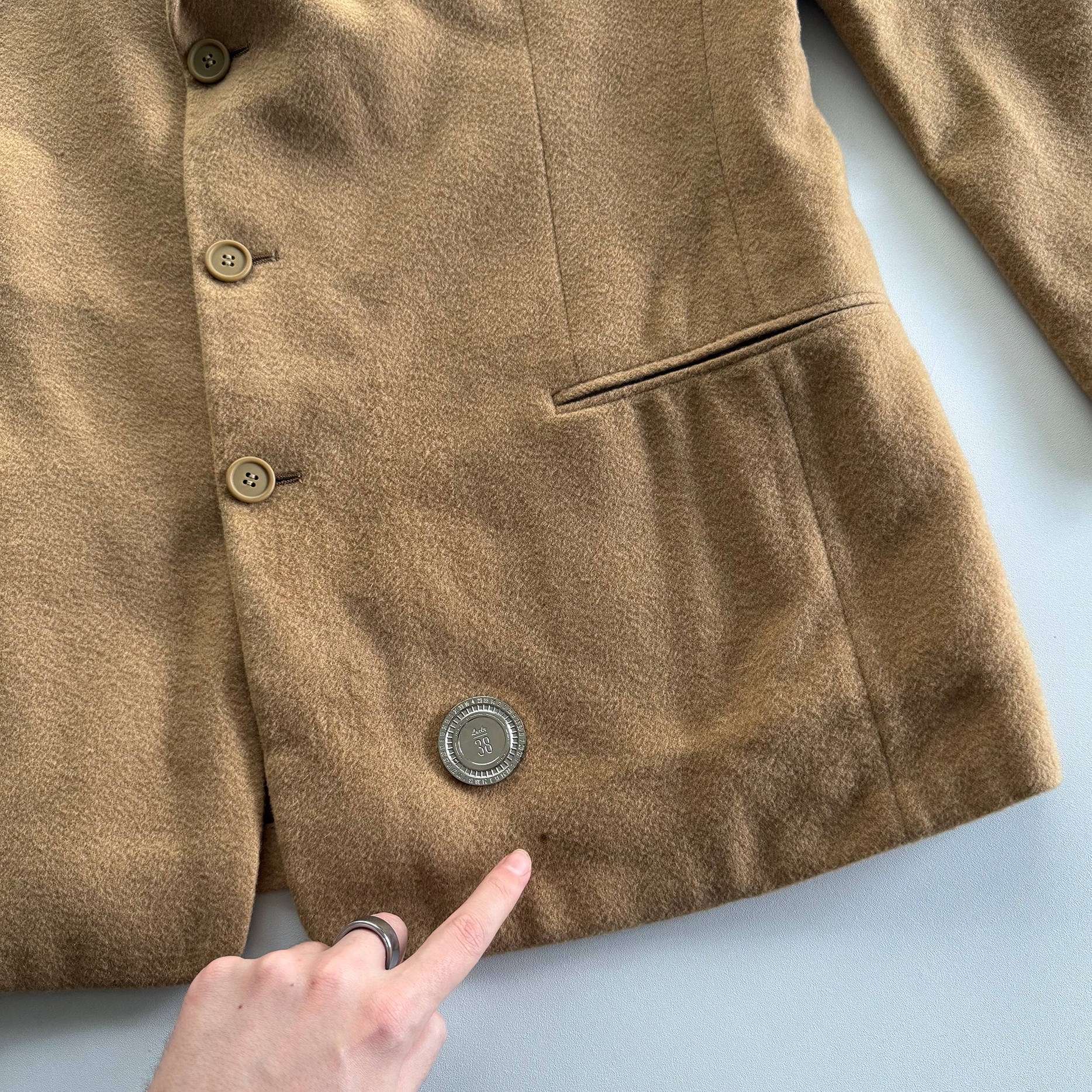 Vintage Giorgio Armani Camel Hair Blazer