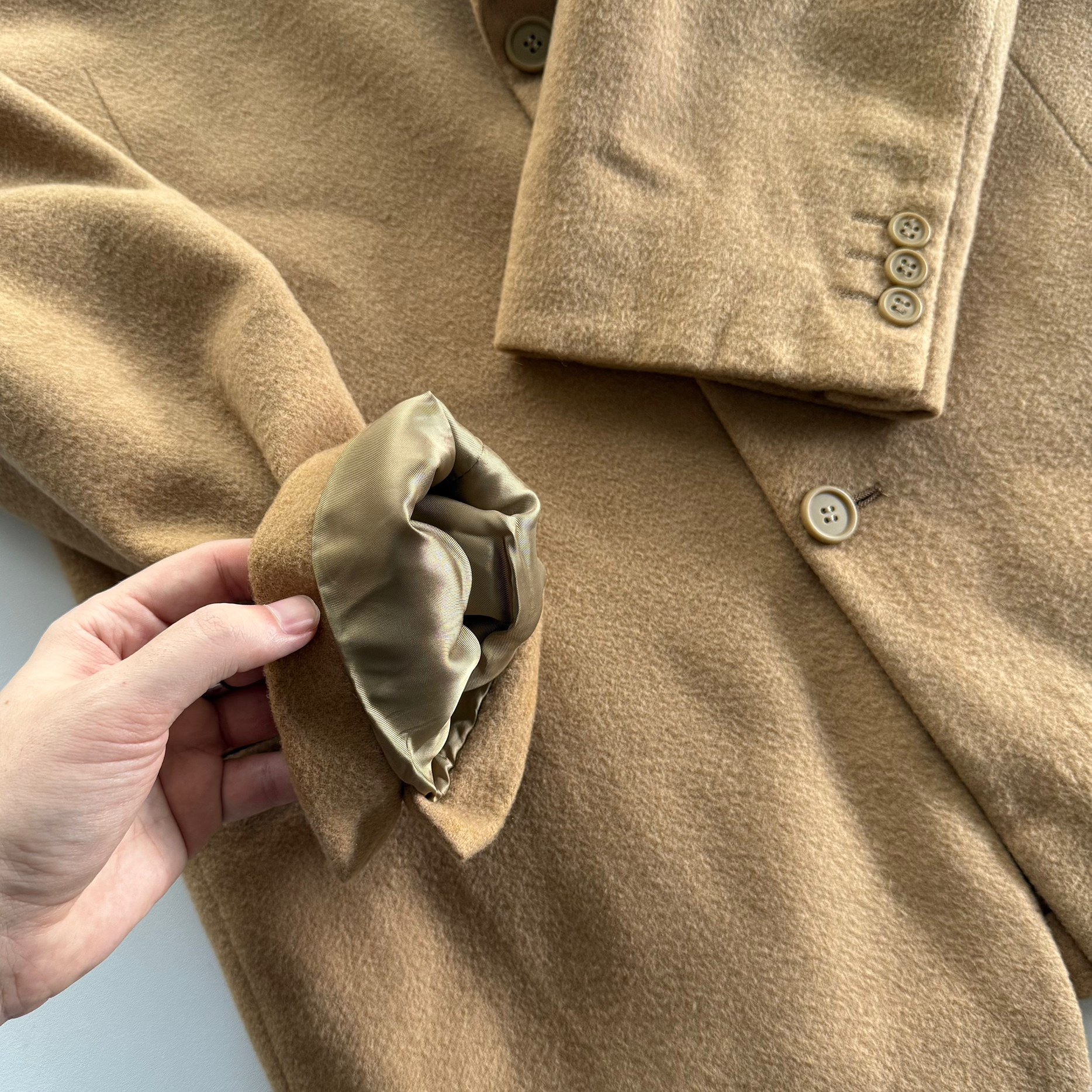 Vintage Giorgio Armani Camel Hair Blazer