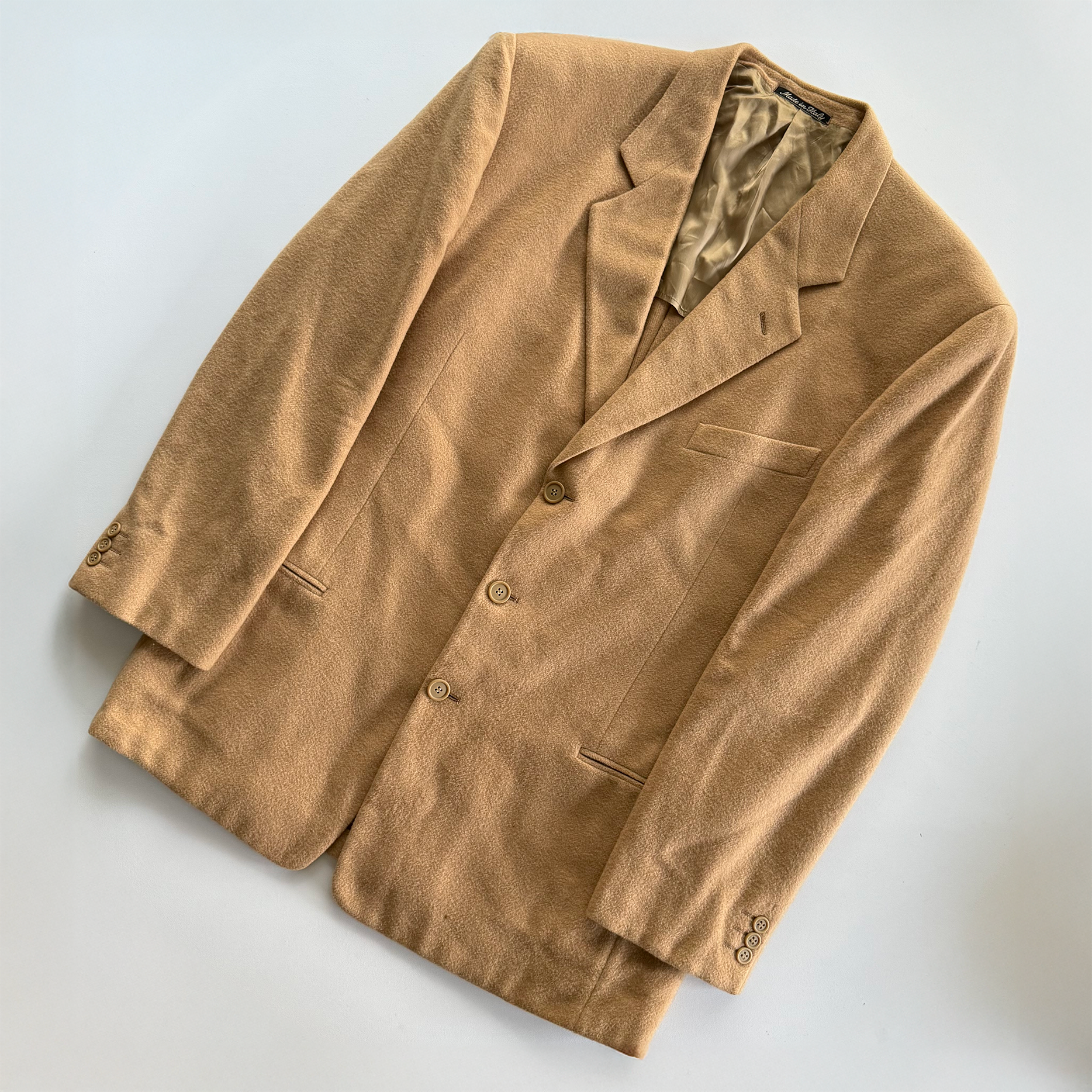 Vintage Giorgio Armani Camel Hair Blazer