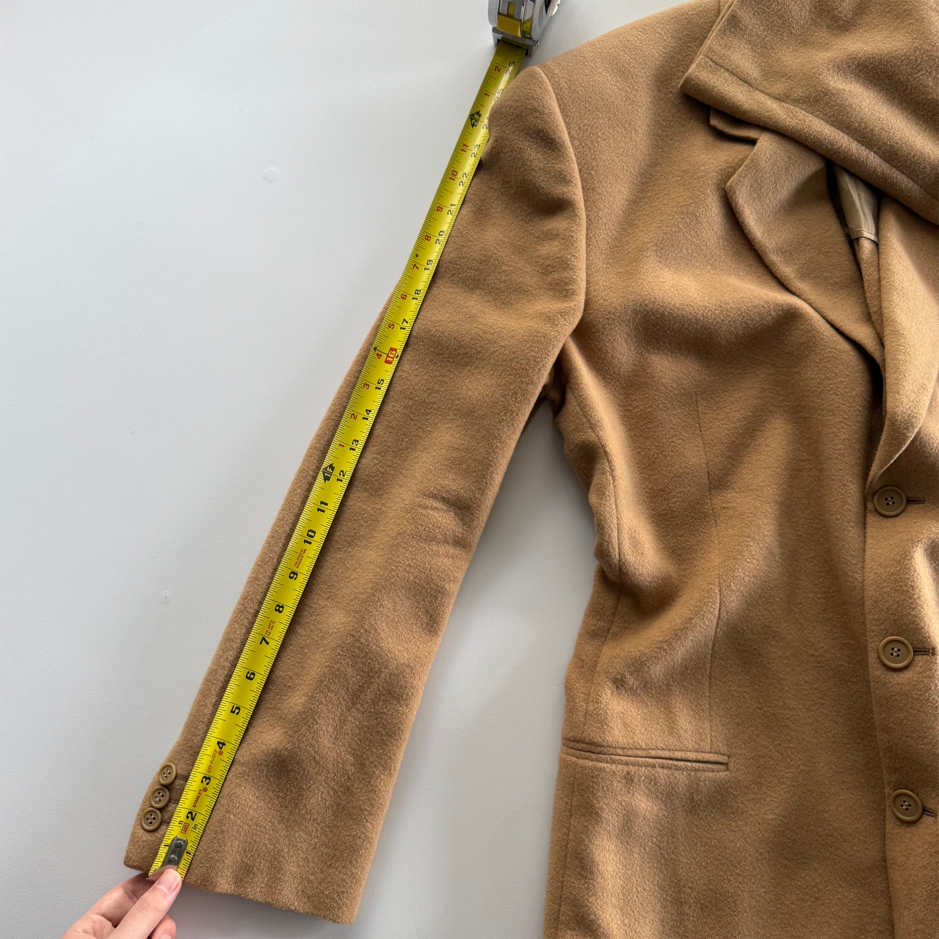 Vintage Giorgio Armani Camel Hair Blazer