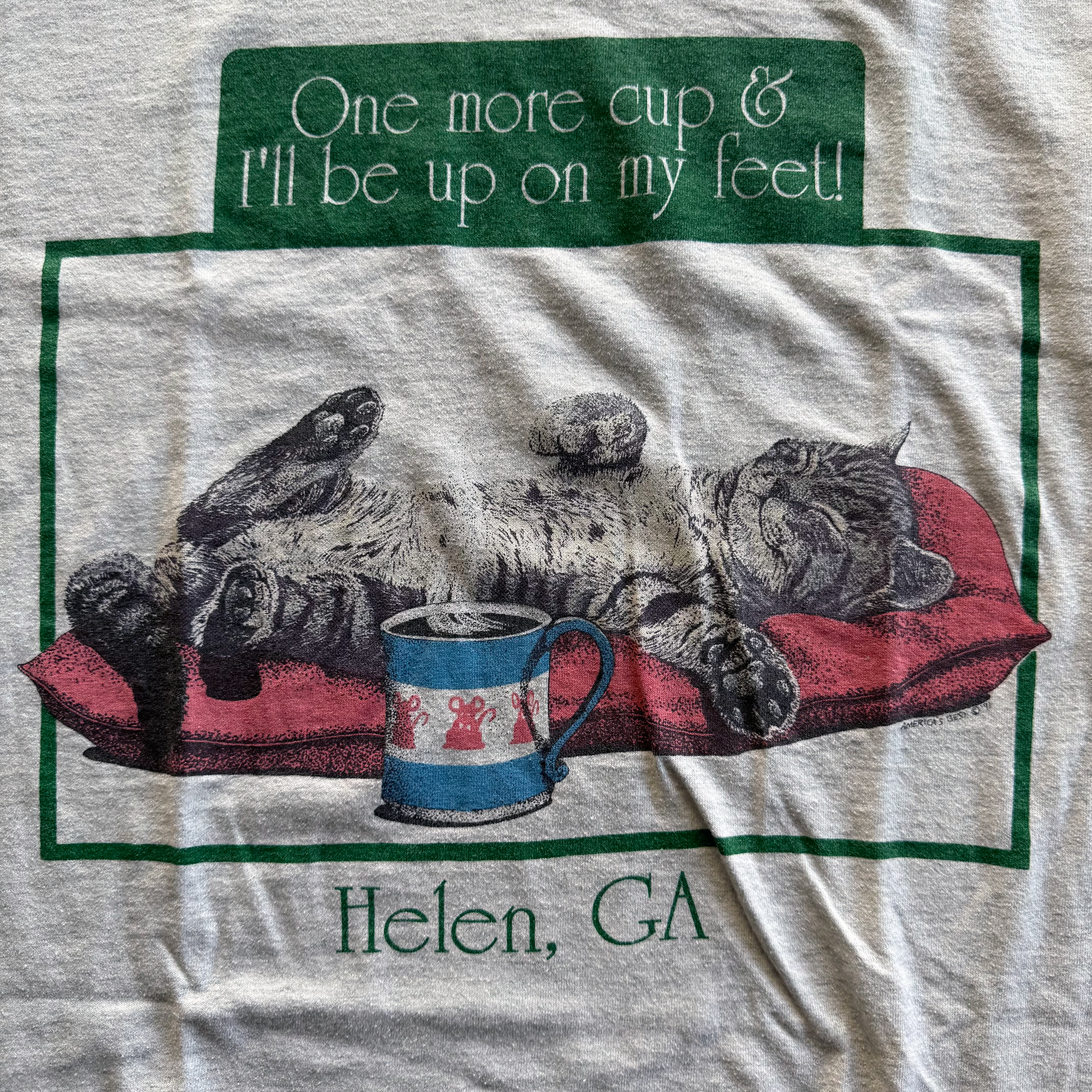Vintage 1991 Cat Tee