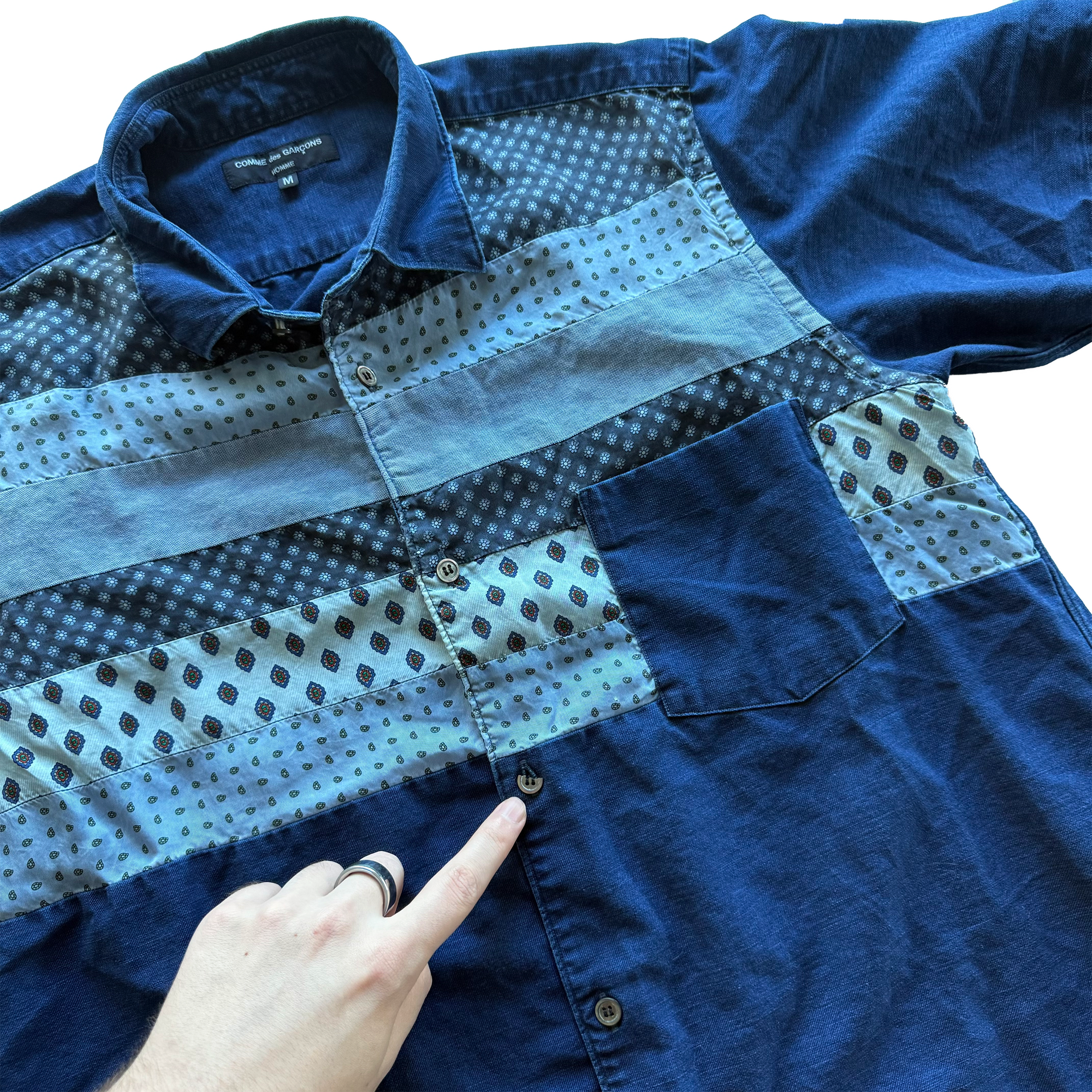 Comme des Garcons Homme FW11 Patchwork Shirt