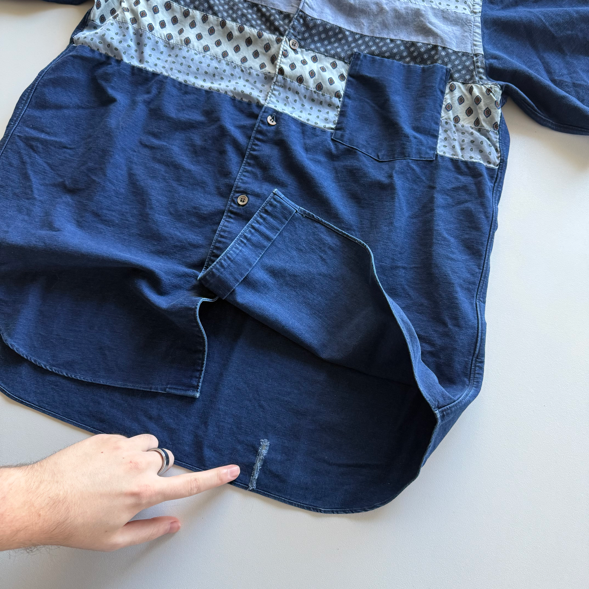 Comme des Garcons Homme FW11 Patchwork Shirt