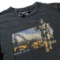 Vintage 2007 Halo 3 Master Chief Logo Tee