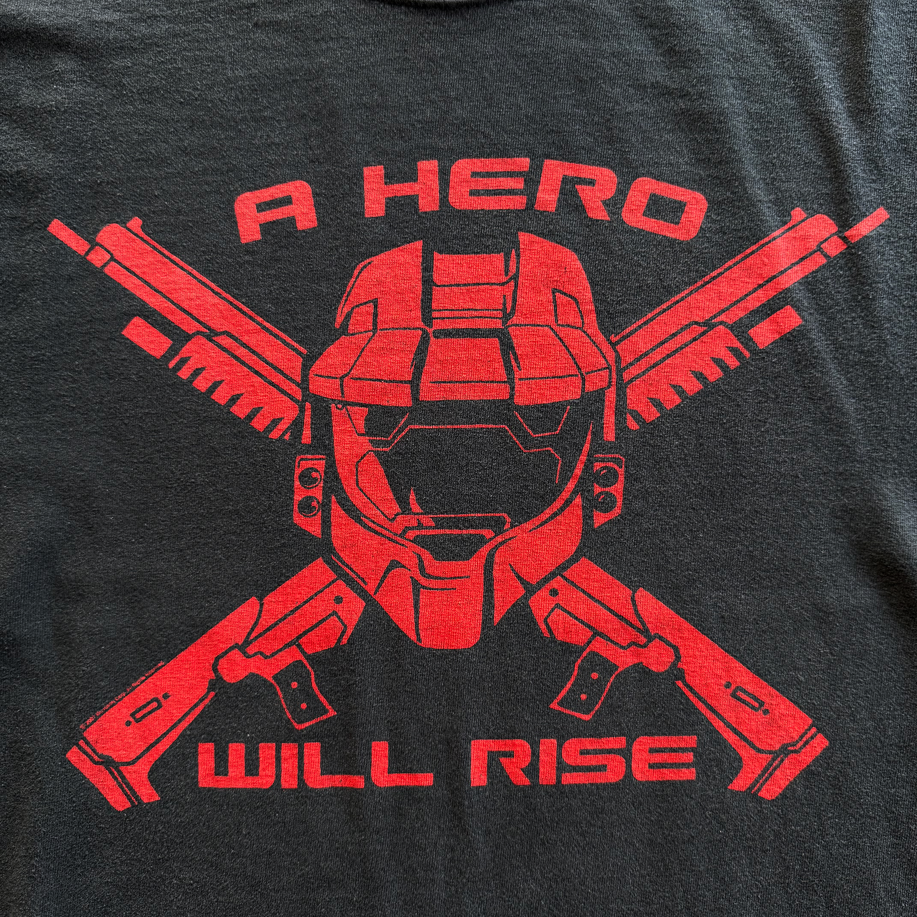 Vintage 2007 Halo 3 "A Hero Will Rise" Master Chief Promo Tee