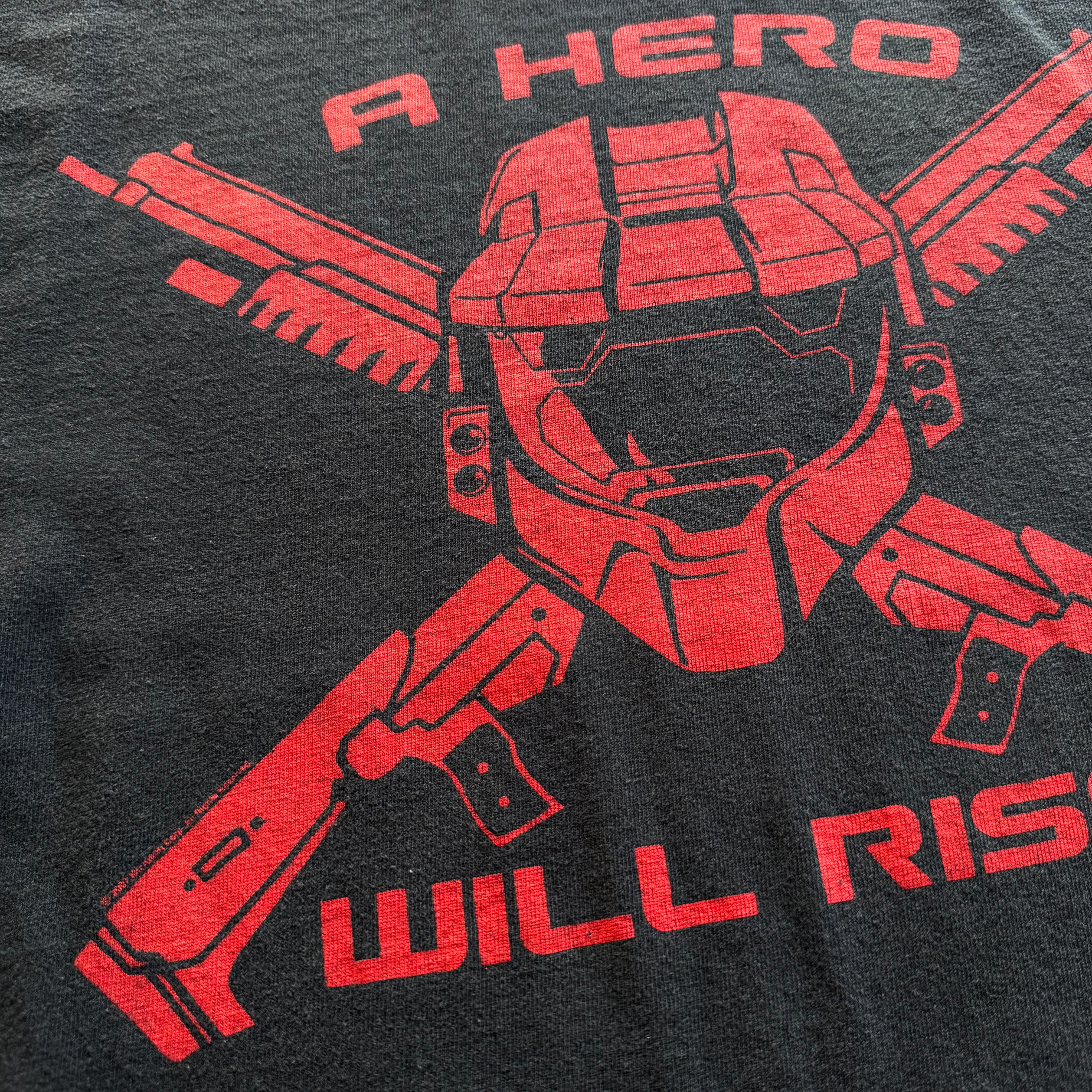 Vintage 2007 Halo 3 "A Hero Will Rise" Master Chief Promo Tee