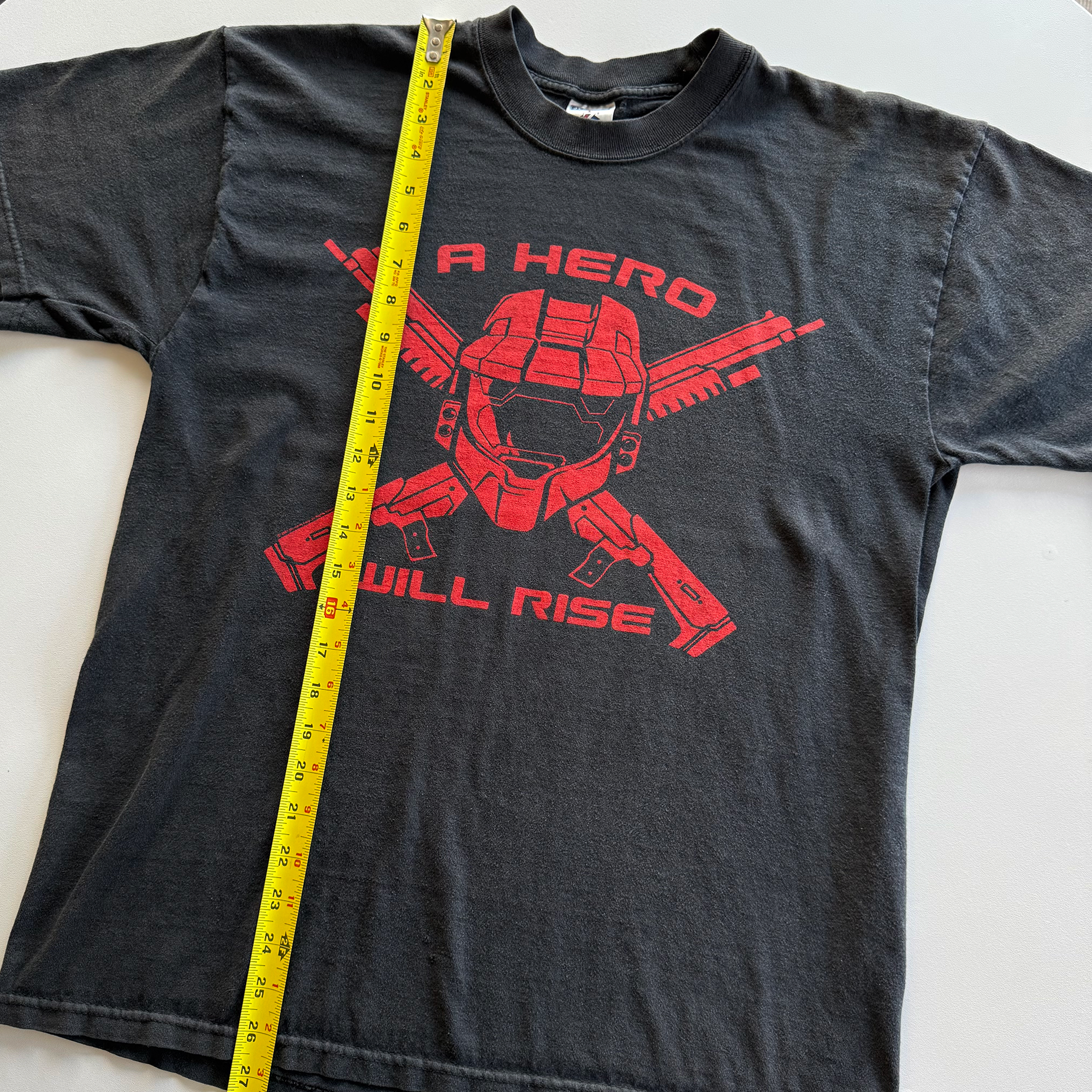 Vintage 2007 Halo 3 "A Hero Will Rise" Master Chief Promo Tee