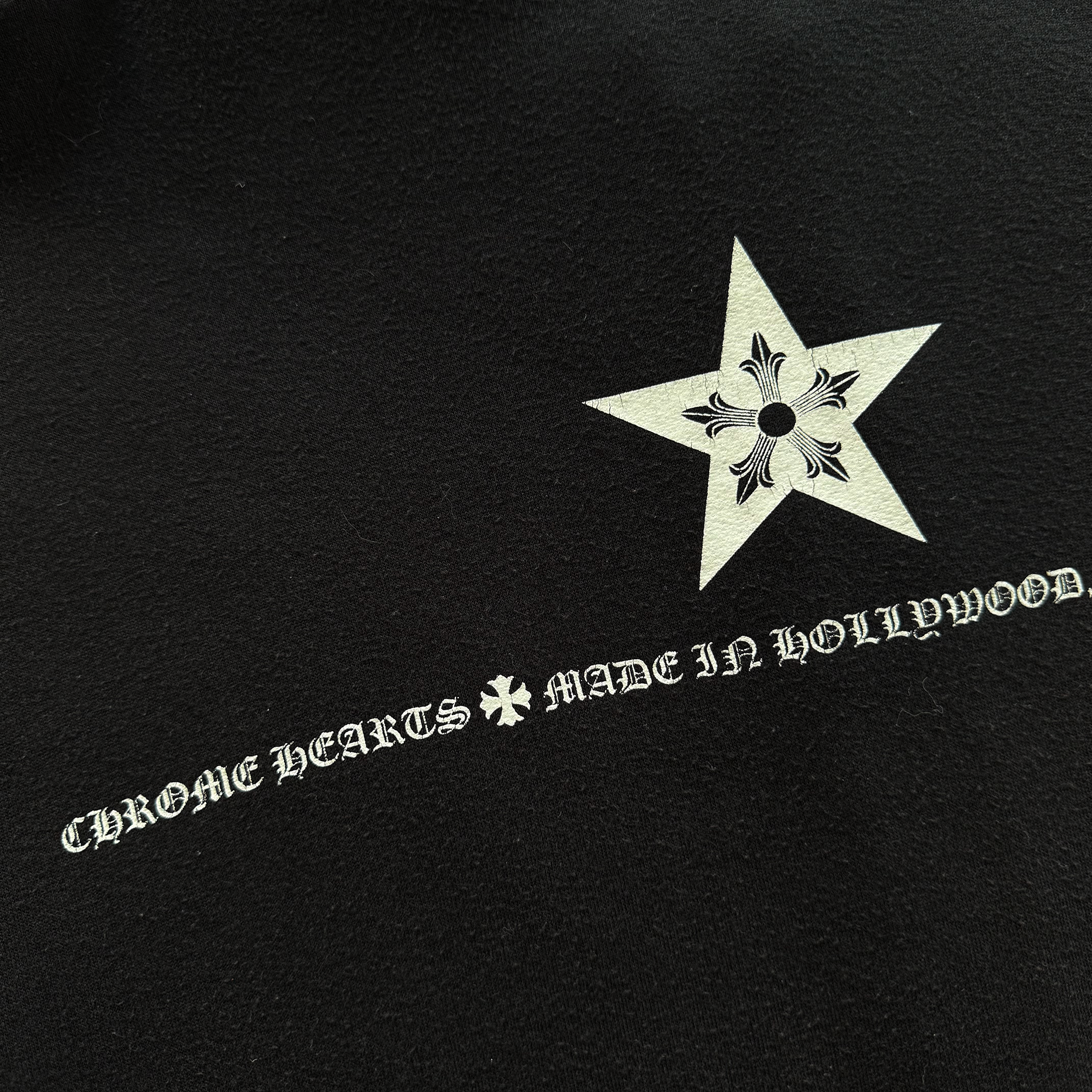 Chrome Hearts Thermal Zip Up Star Hoodie Sweatshirt