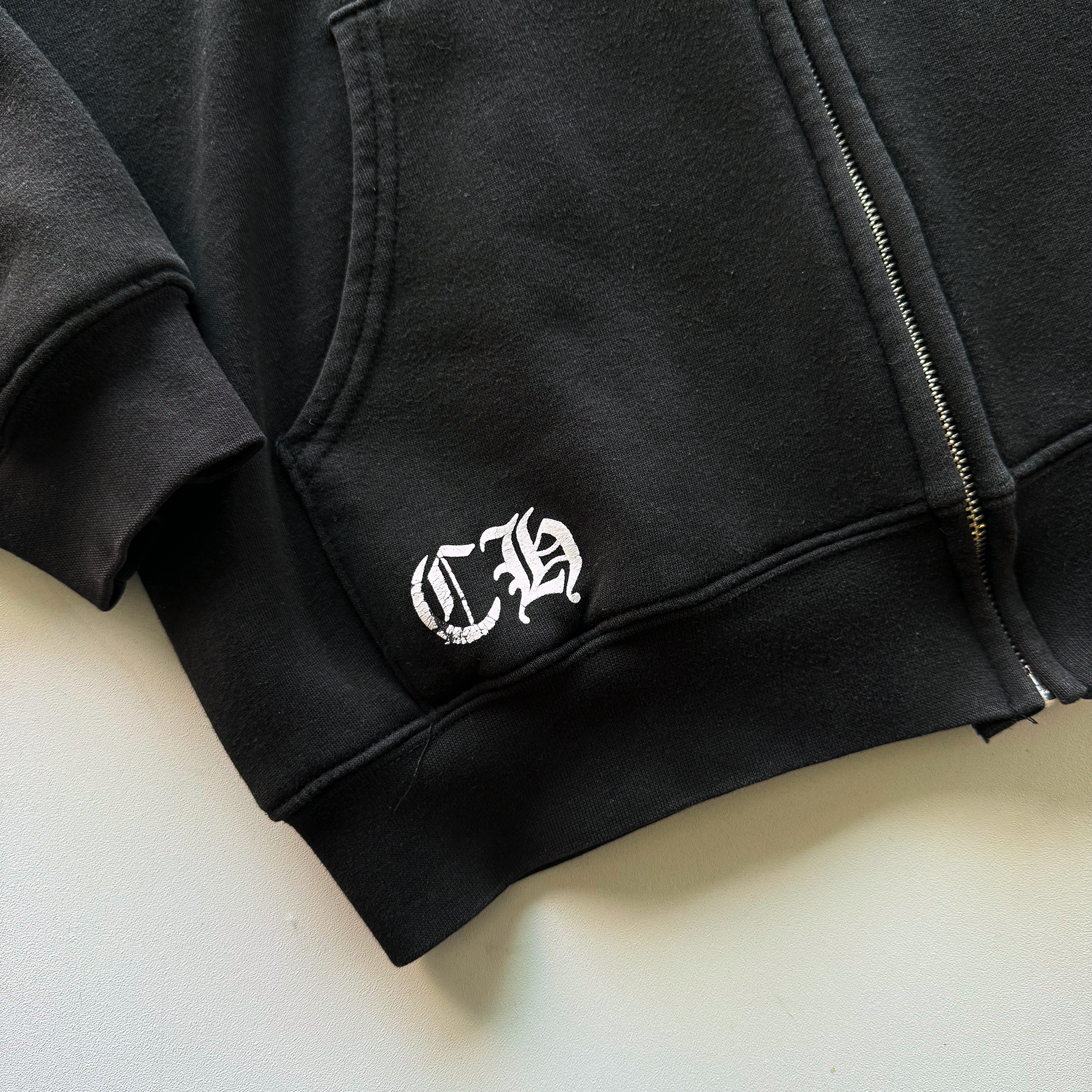 Chrome Hearts Thermal Zip Up Star Hoodie Sweatshirt