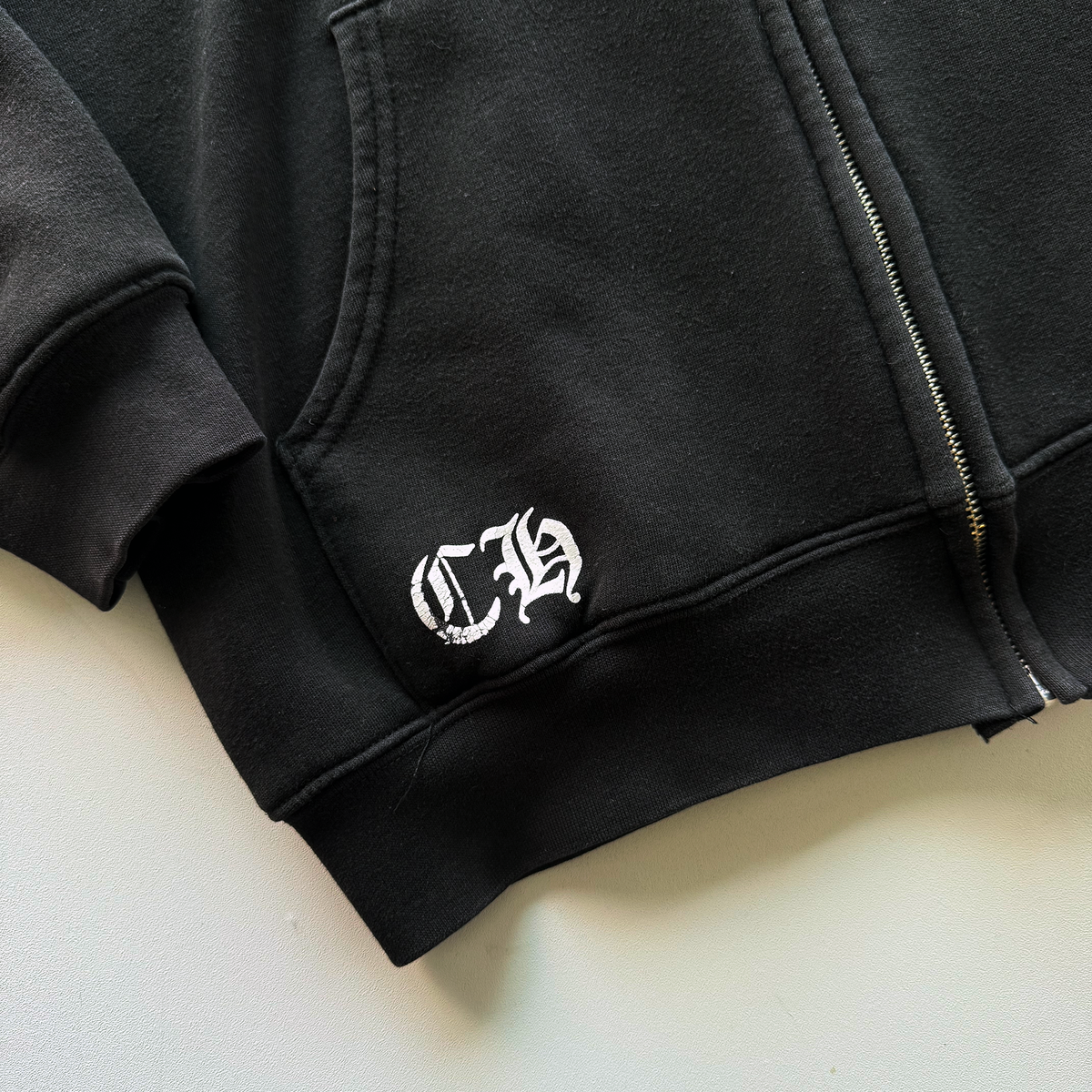 Chrome Hearts Thermal Zip Up Star Hoodie Sweatshirt