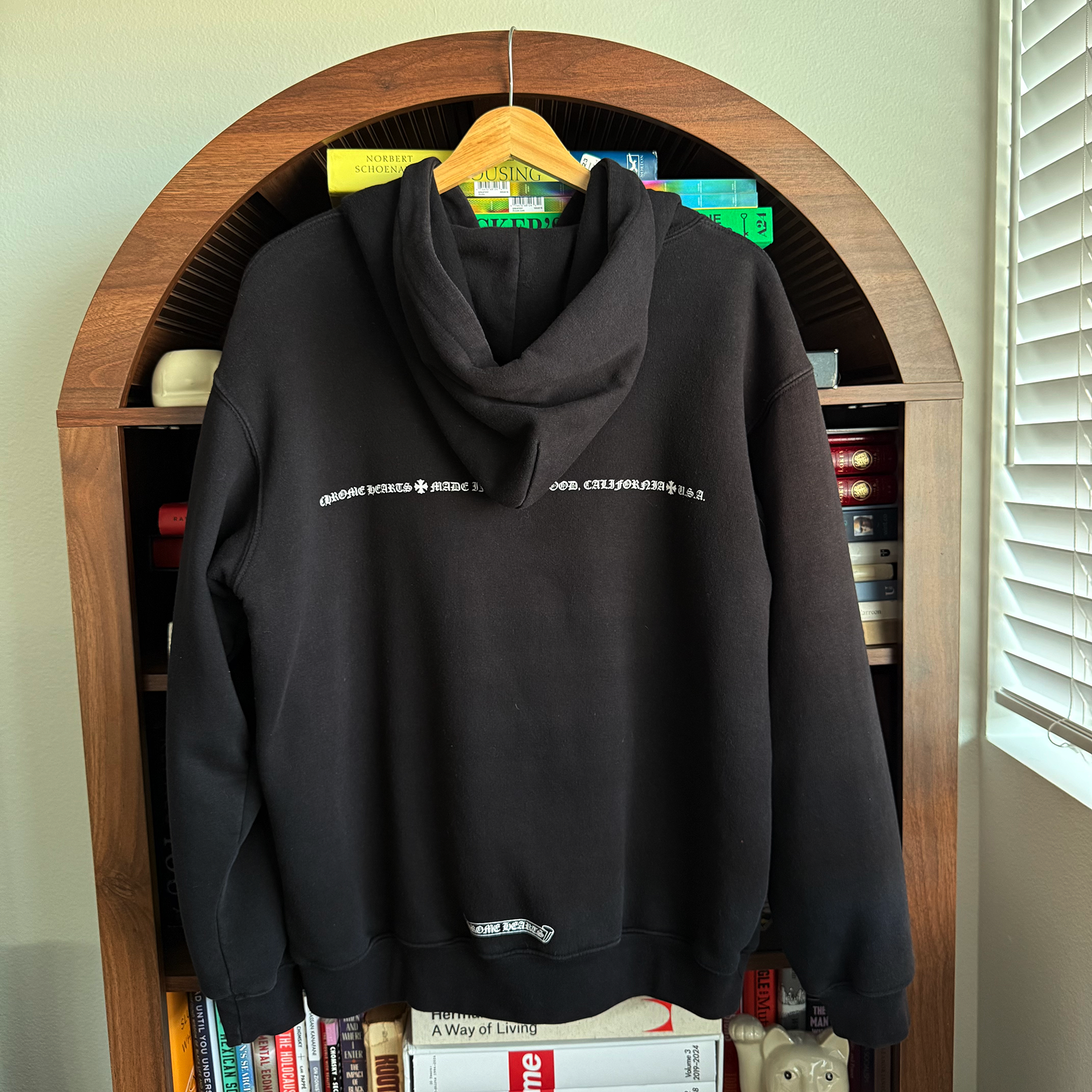 Chrome Hearts Thermal Zip Up Star Hoodie Sweatshirt