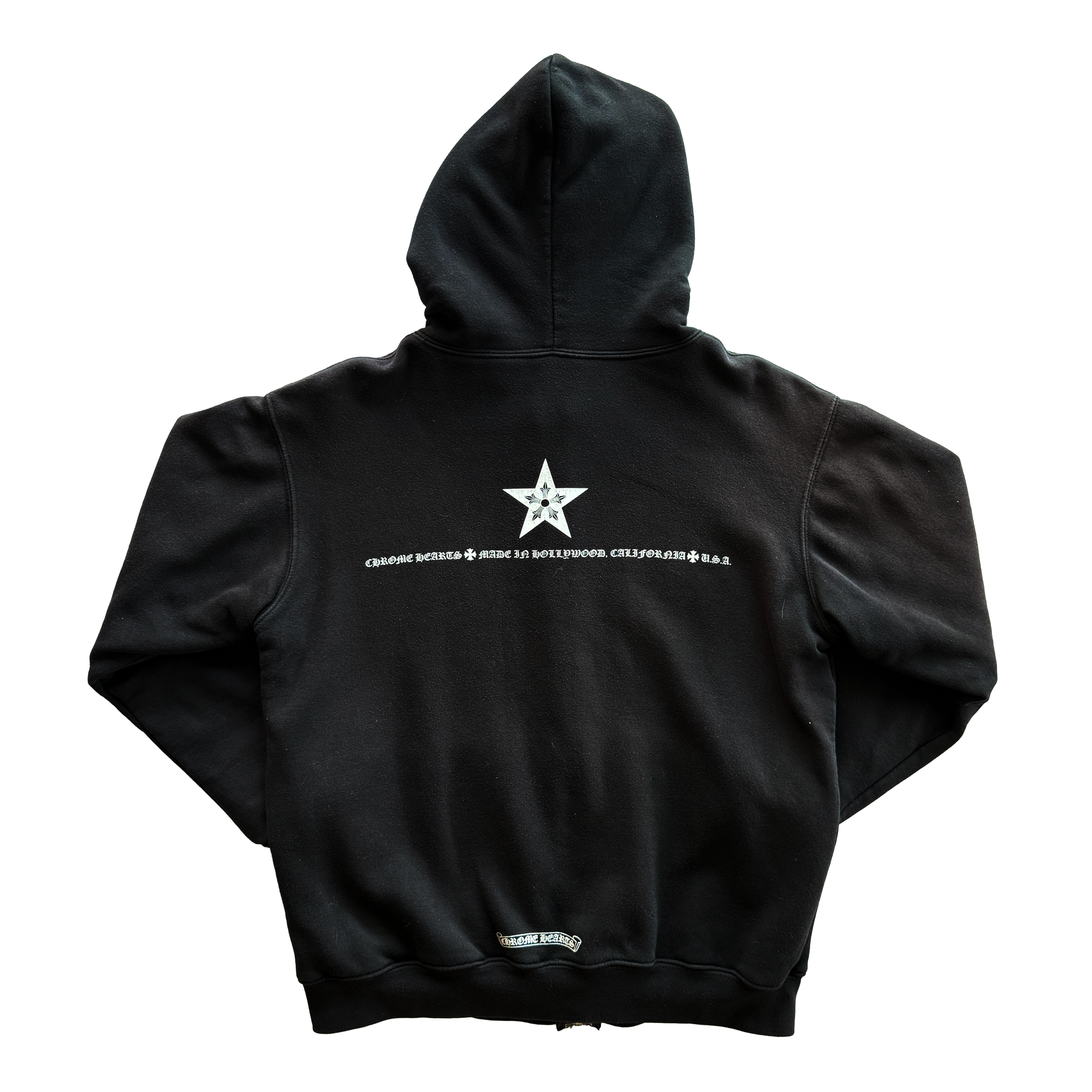 Chrome Hearts Thermal Zip Up Star Hoodie Sweatshirt