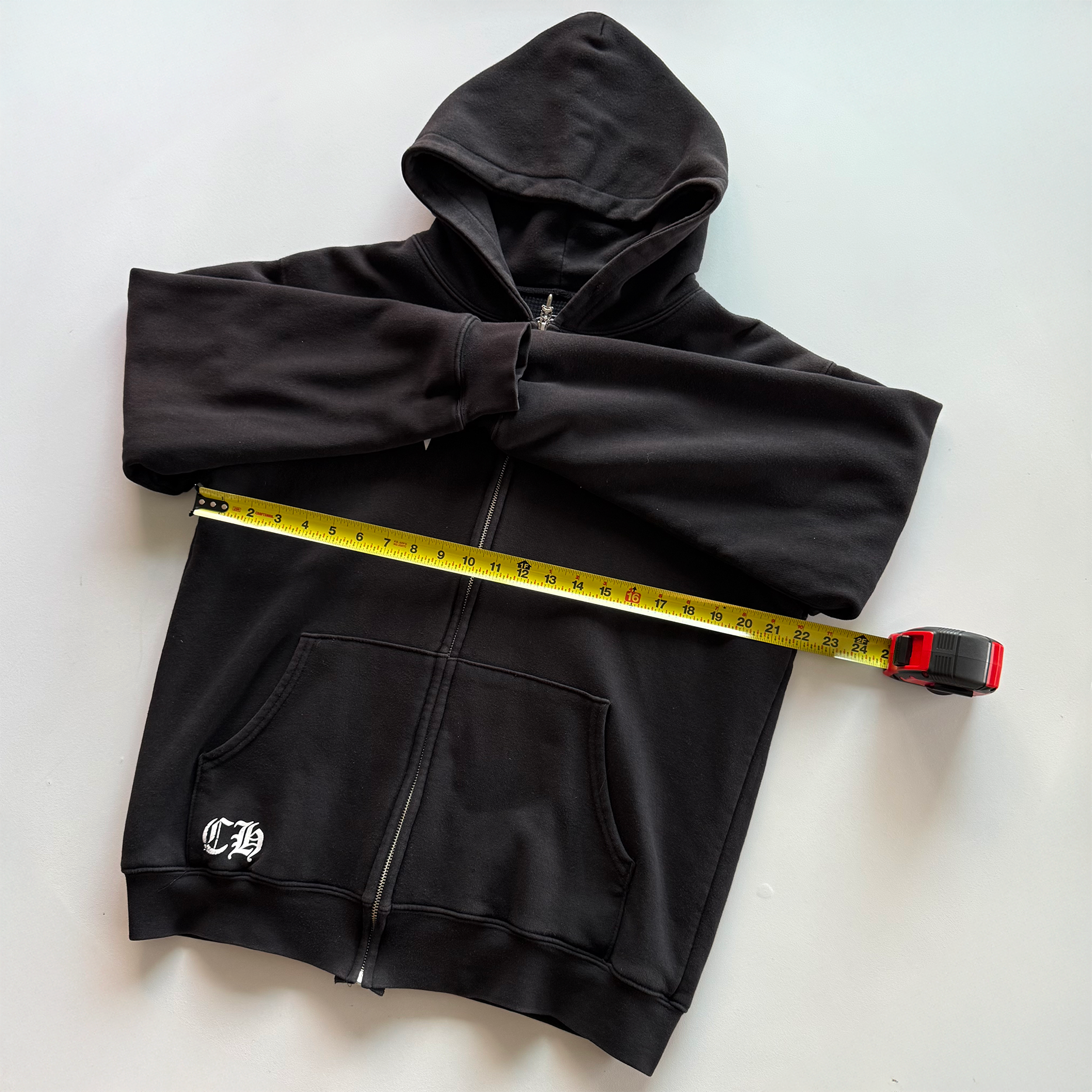 Chrome Hearts Thermal Zip Up Star Hoodie Sweatshirt