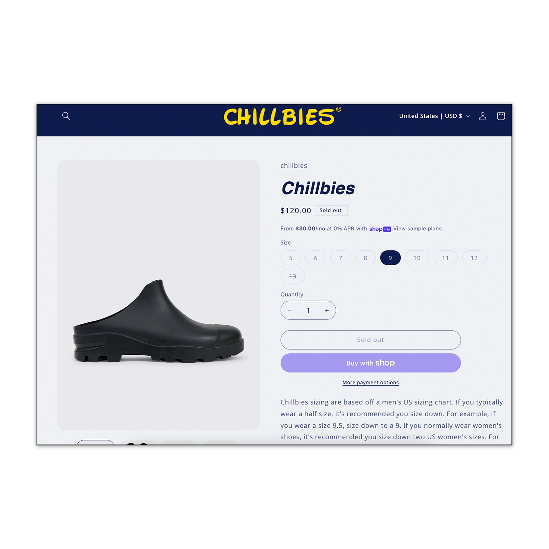 Chillbies Hathenbruck Mule Slip On Clog (Size 9)