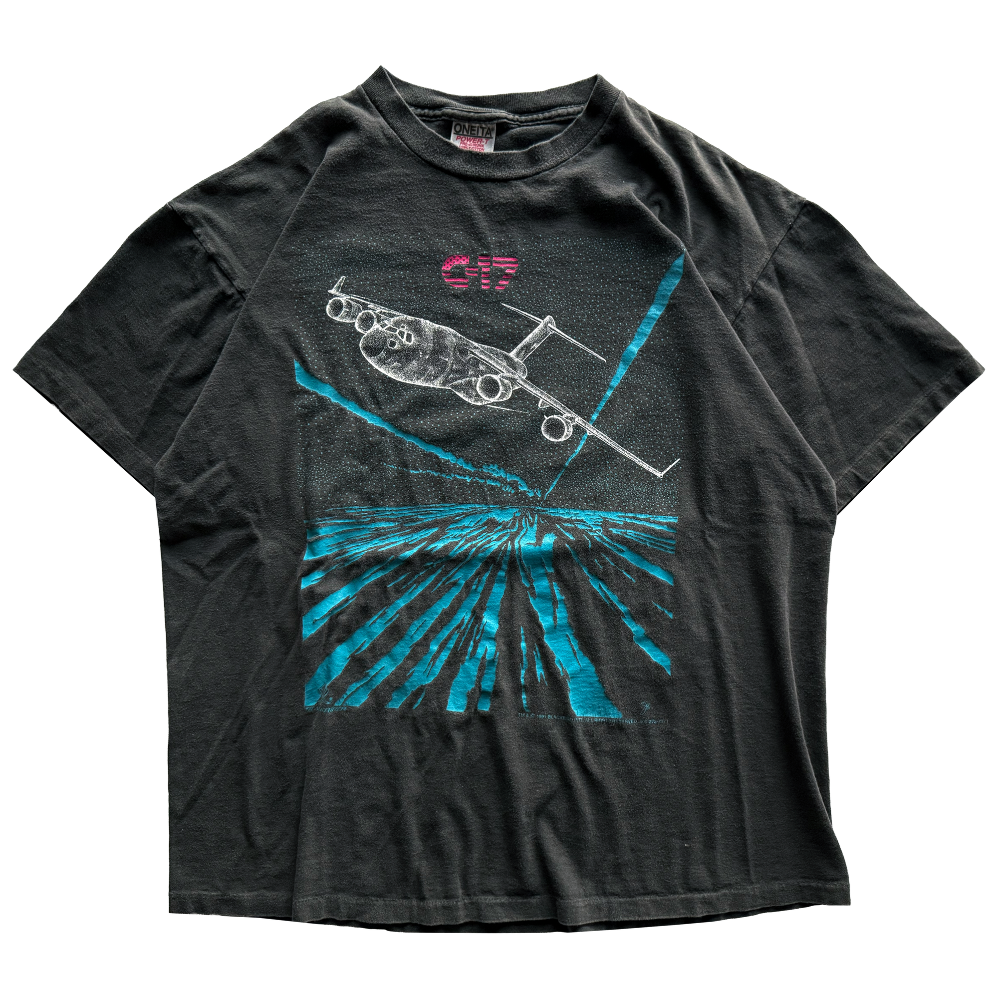 Vintage 1991 Blackbird Boeing C-17 Globemaster III Tee